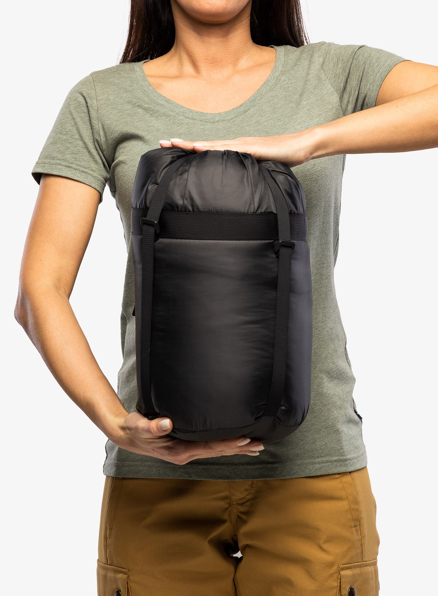 Ženska spalna vreča Rab Solar Eco 3 (170 cm) - ascent red