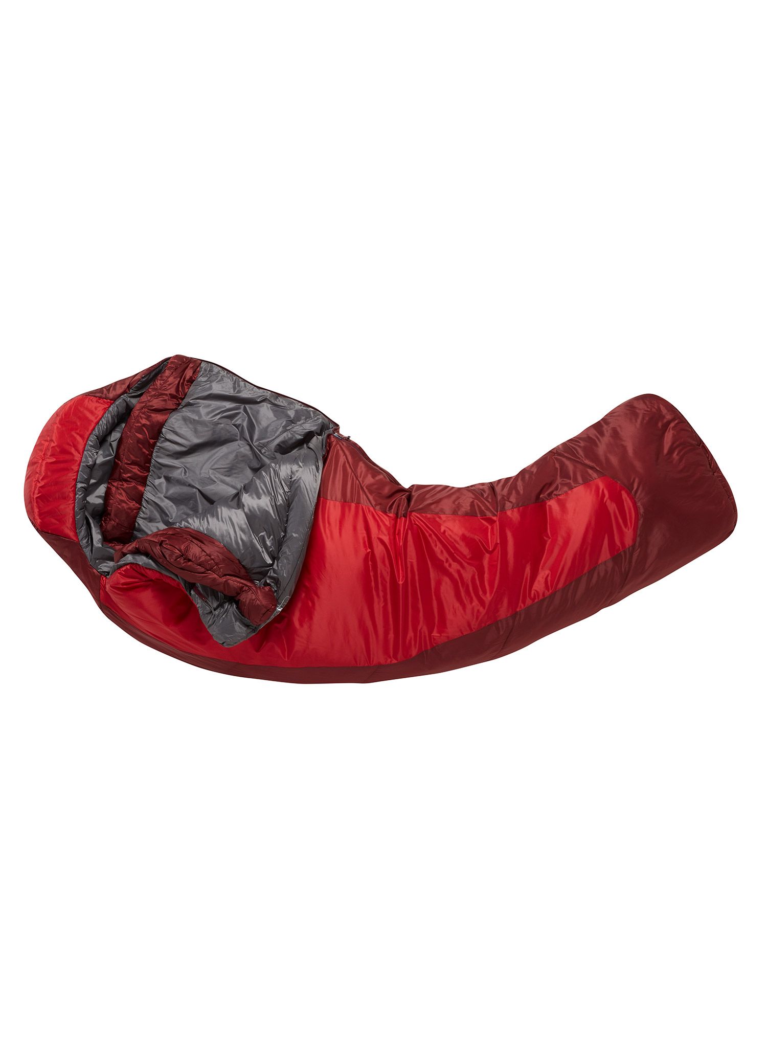 Ženska spalna vreča Rab Solar Eco 3 (170 cm) - ascent red