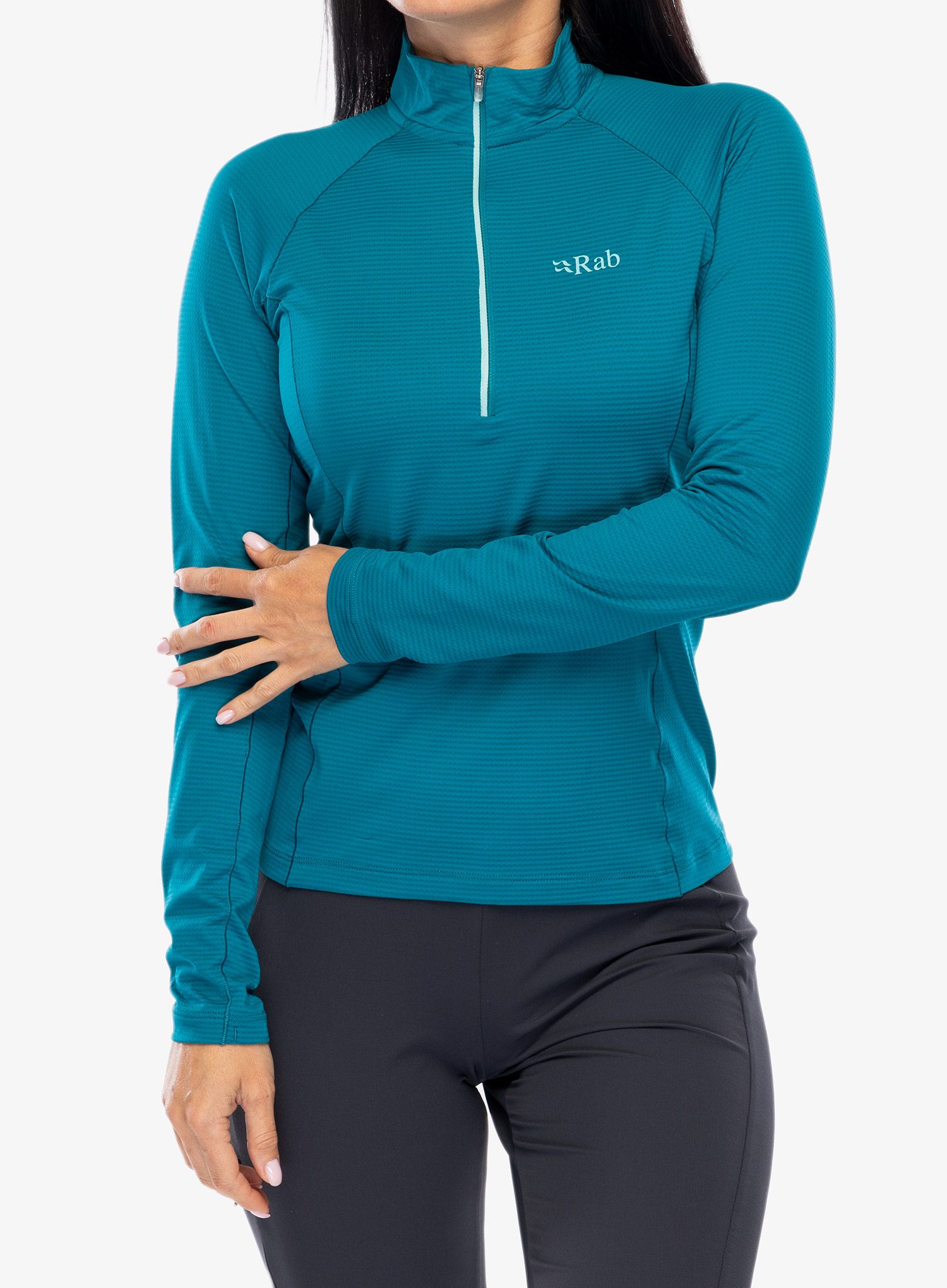 Ženska termo flis jopa Rab Sonic LS Zip - ultramarine
