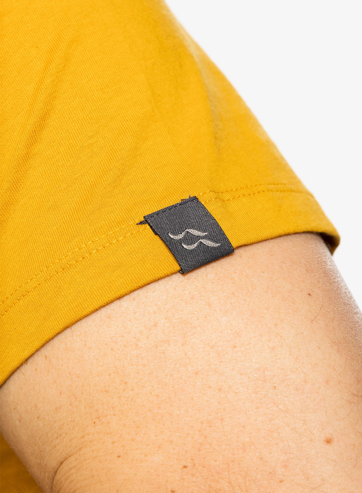 Majica s potiskom Rab Stance Mountain Peak Tee  - sahara