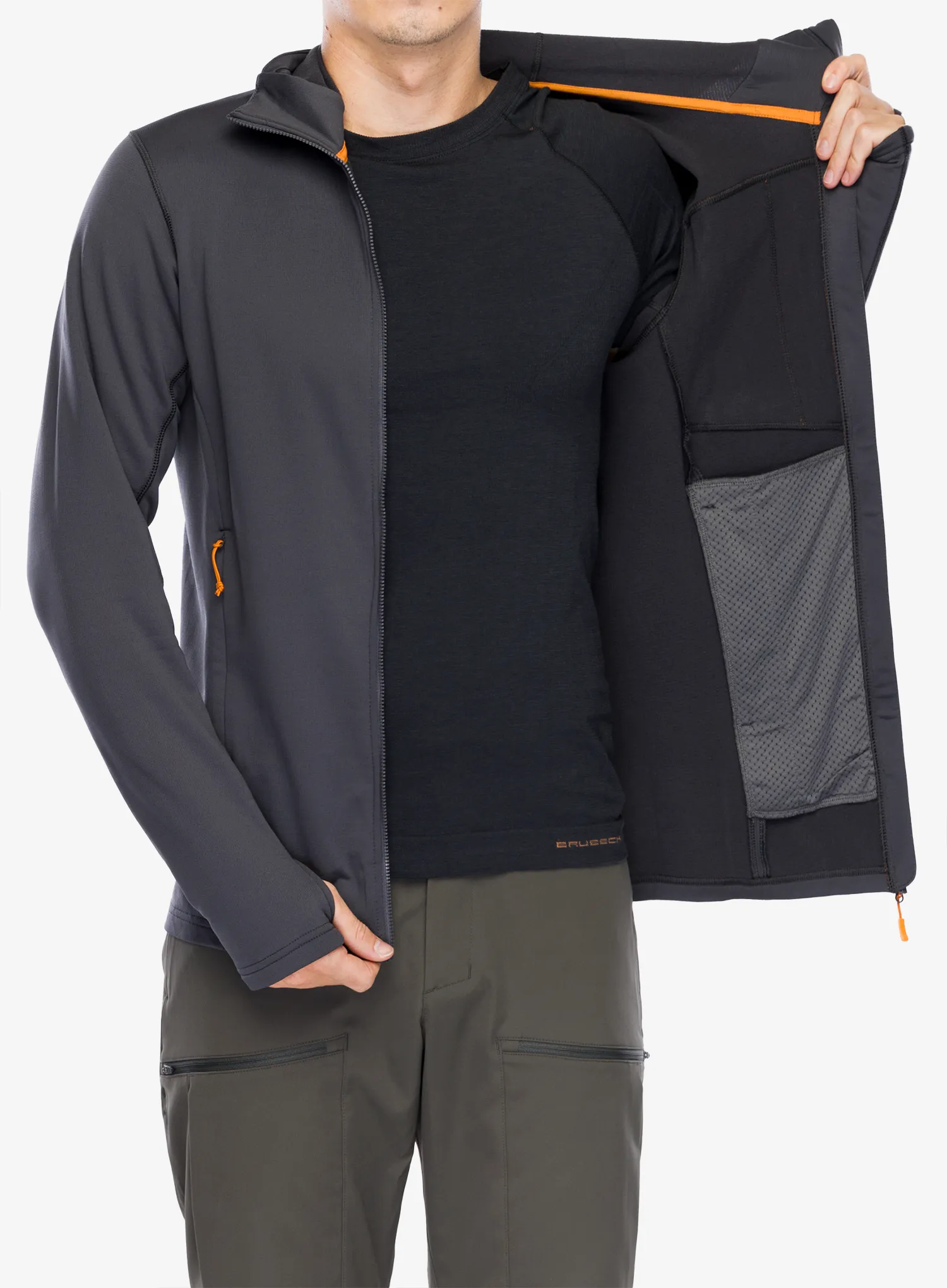 Jopica s kapuco Rab Superflux Hoody - graphene