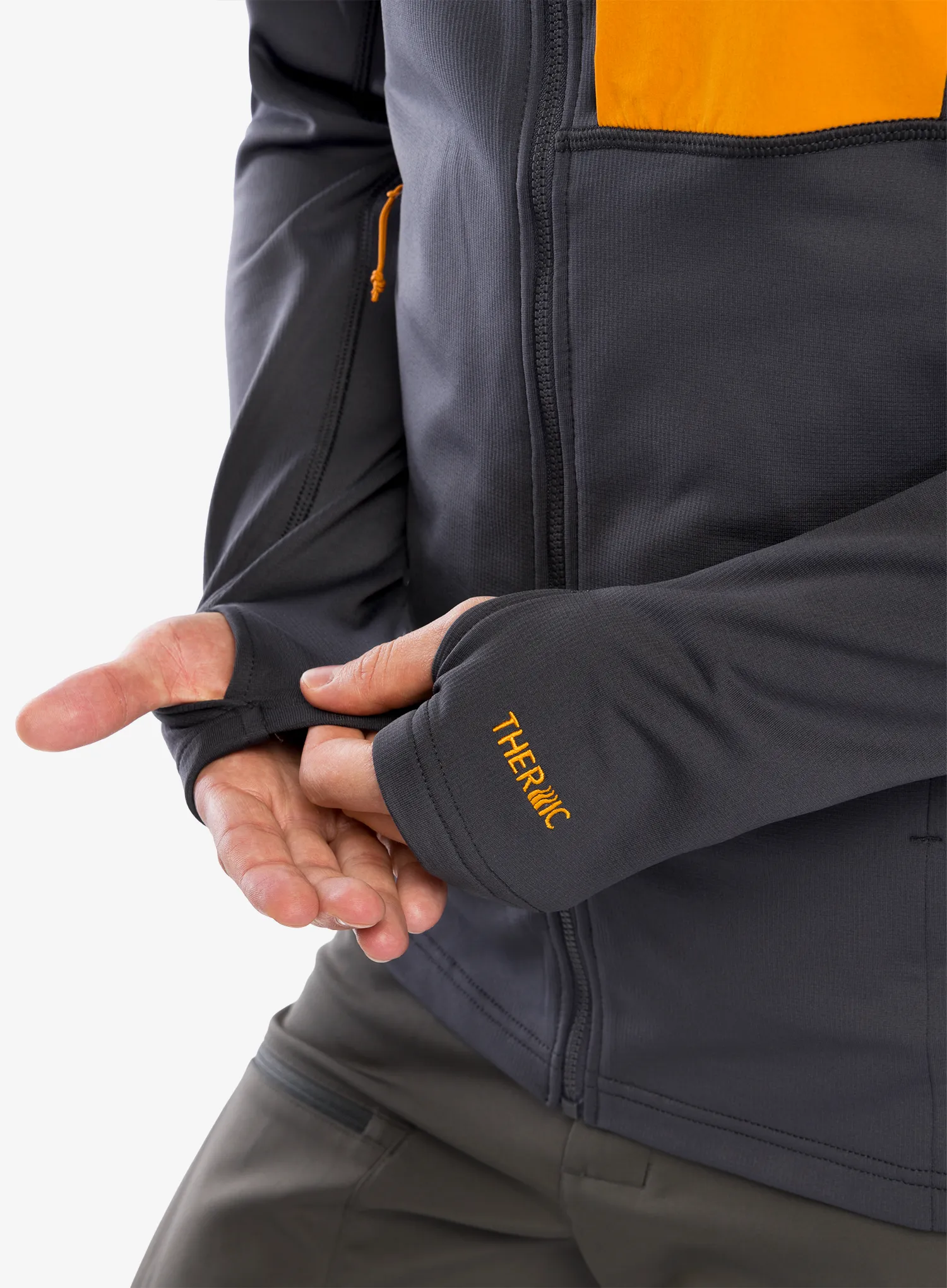 Jopica s kapuco Rab Superflux Hoody - graphene