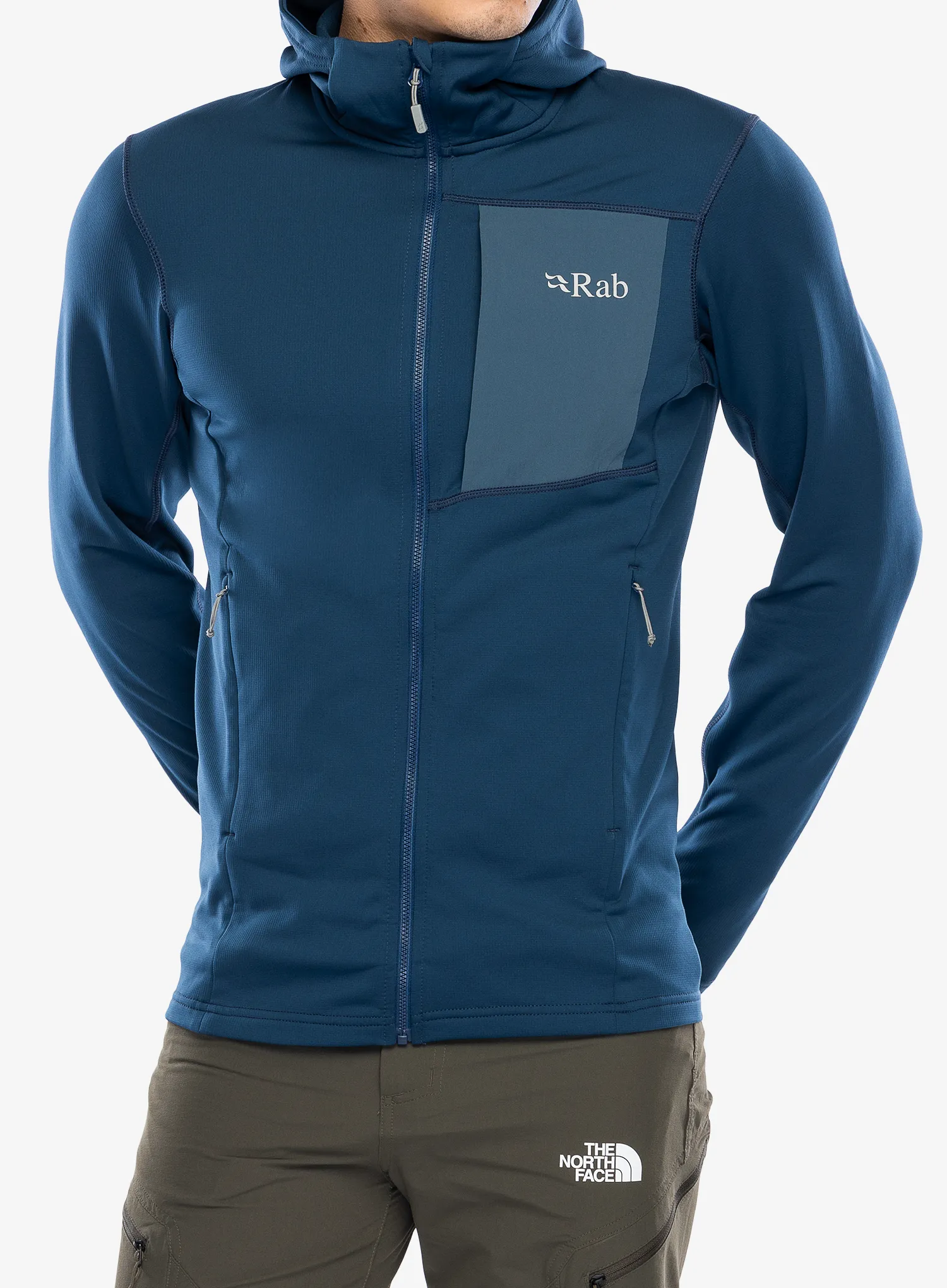 Jopica s kapuco Rab Superflux Hoody - tempest blue