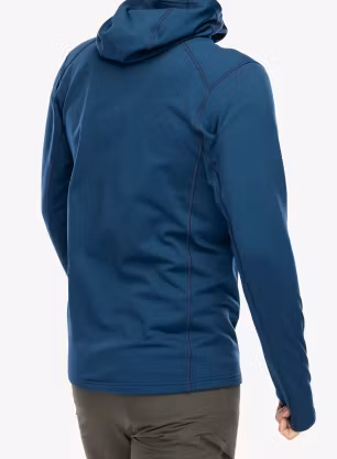 Jopica s kapuco Rab Superflux Hoody - tempest blue