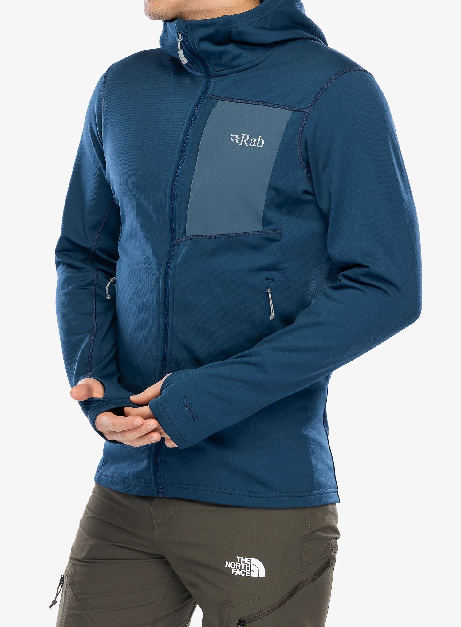 Jopica s kapuco Rab Superflux Hoody - tempest blue