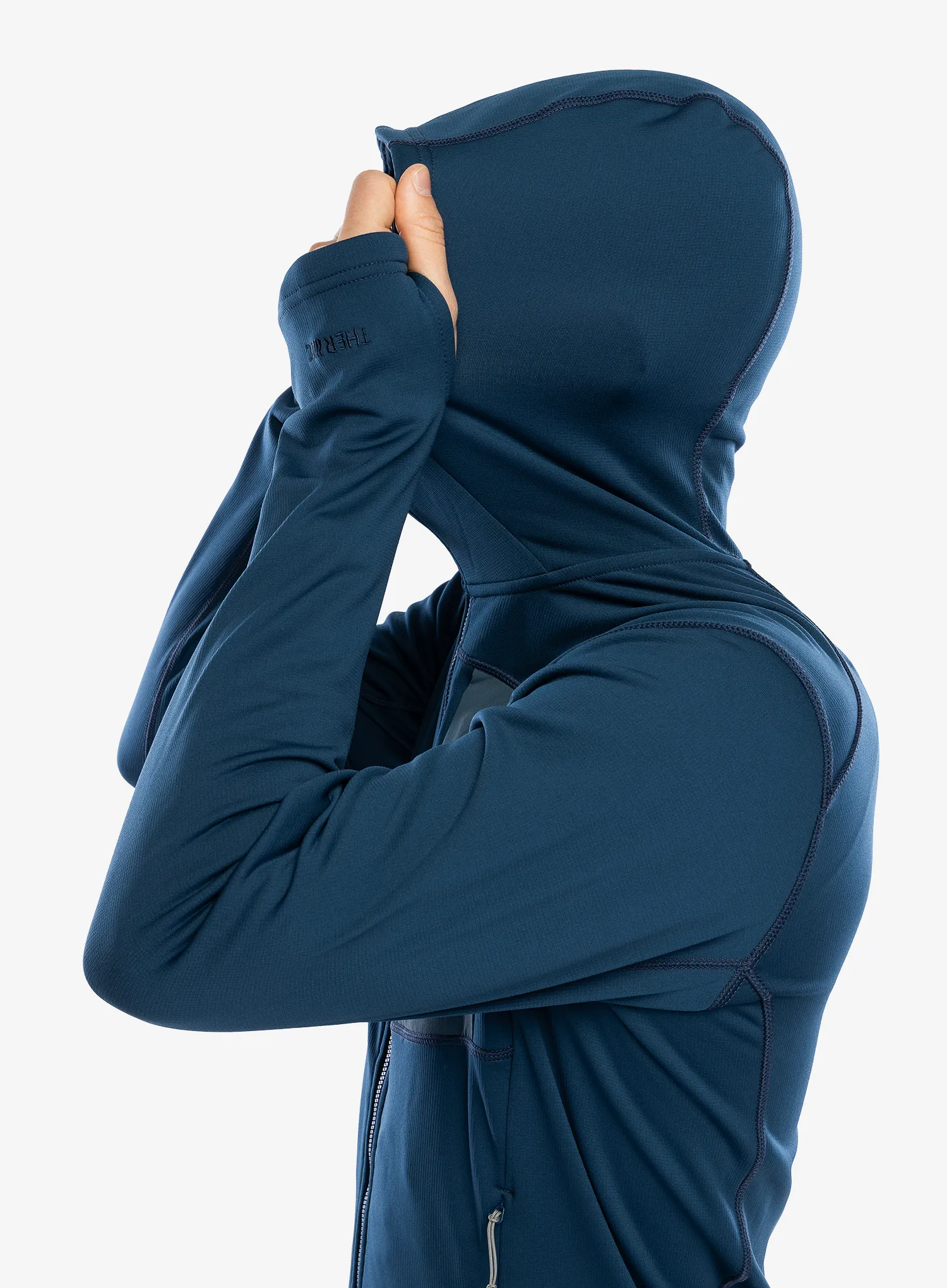 Jopica s kapuco Rab Superflux Hoody - tempest blue