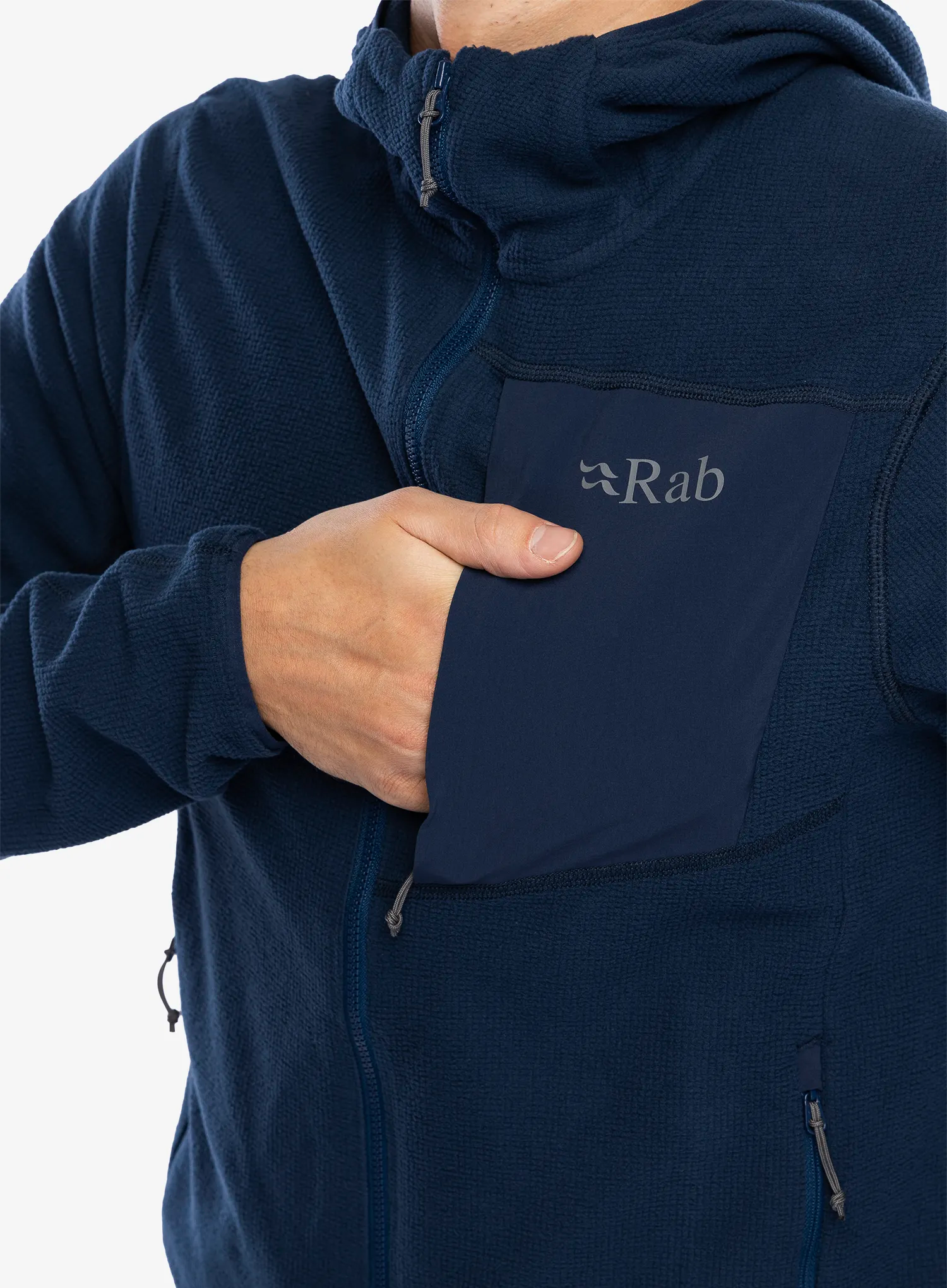 Jopica s kapuco Rab Tecton Hoody - deep ink