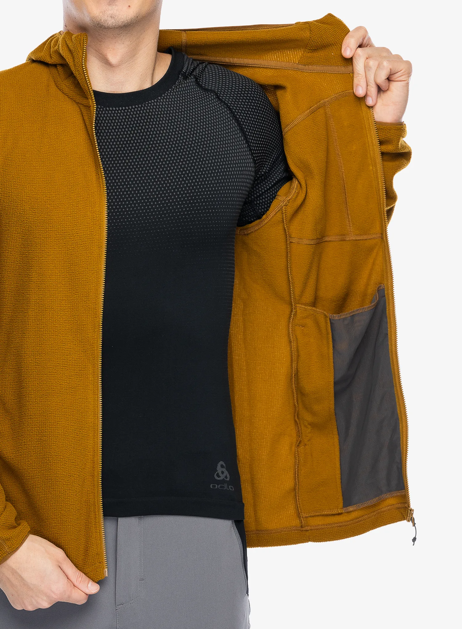 Jopica s kapuco Rab Tecton Hoody - footprint