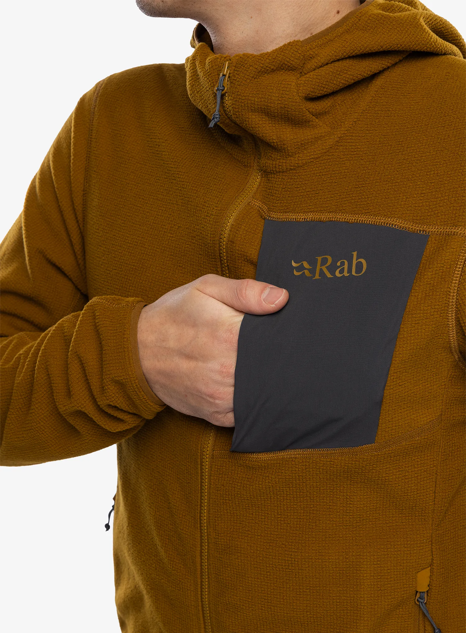 Jopica s kapuco Rab Tecton Hoody - footprint