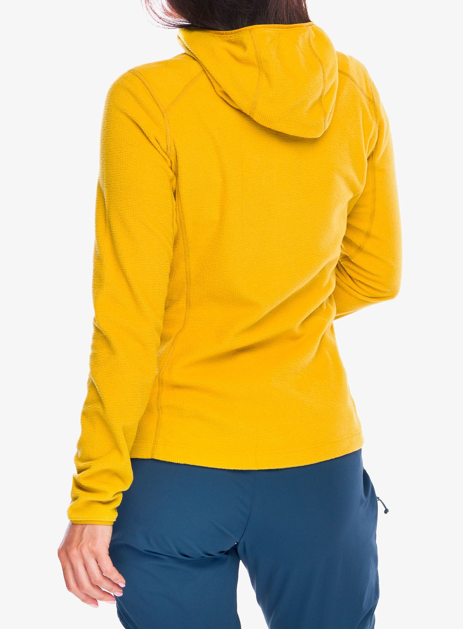 Ženska jopa s kapuco Rab Tecton Hoody - sahara
