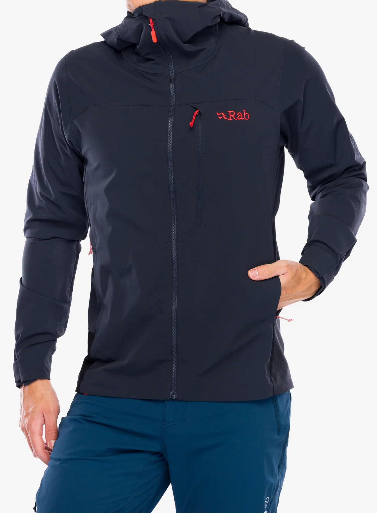 Softshell jakna Rab Torque Jacket - beluga