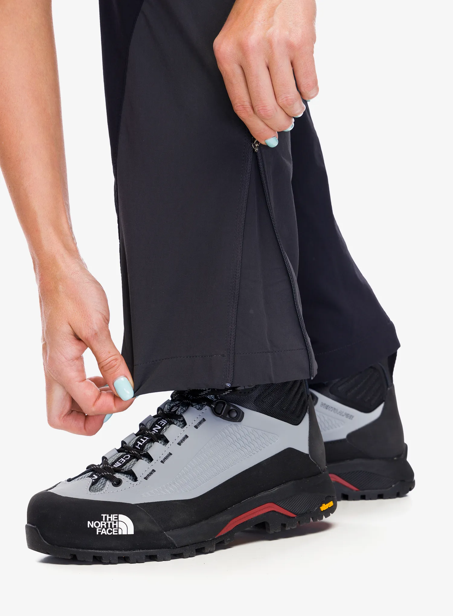 Ženske treking hlače Rab Torque Mountain Pants - anthracite/black