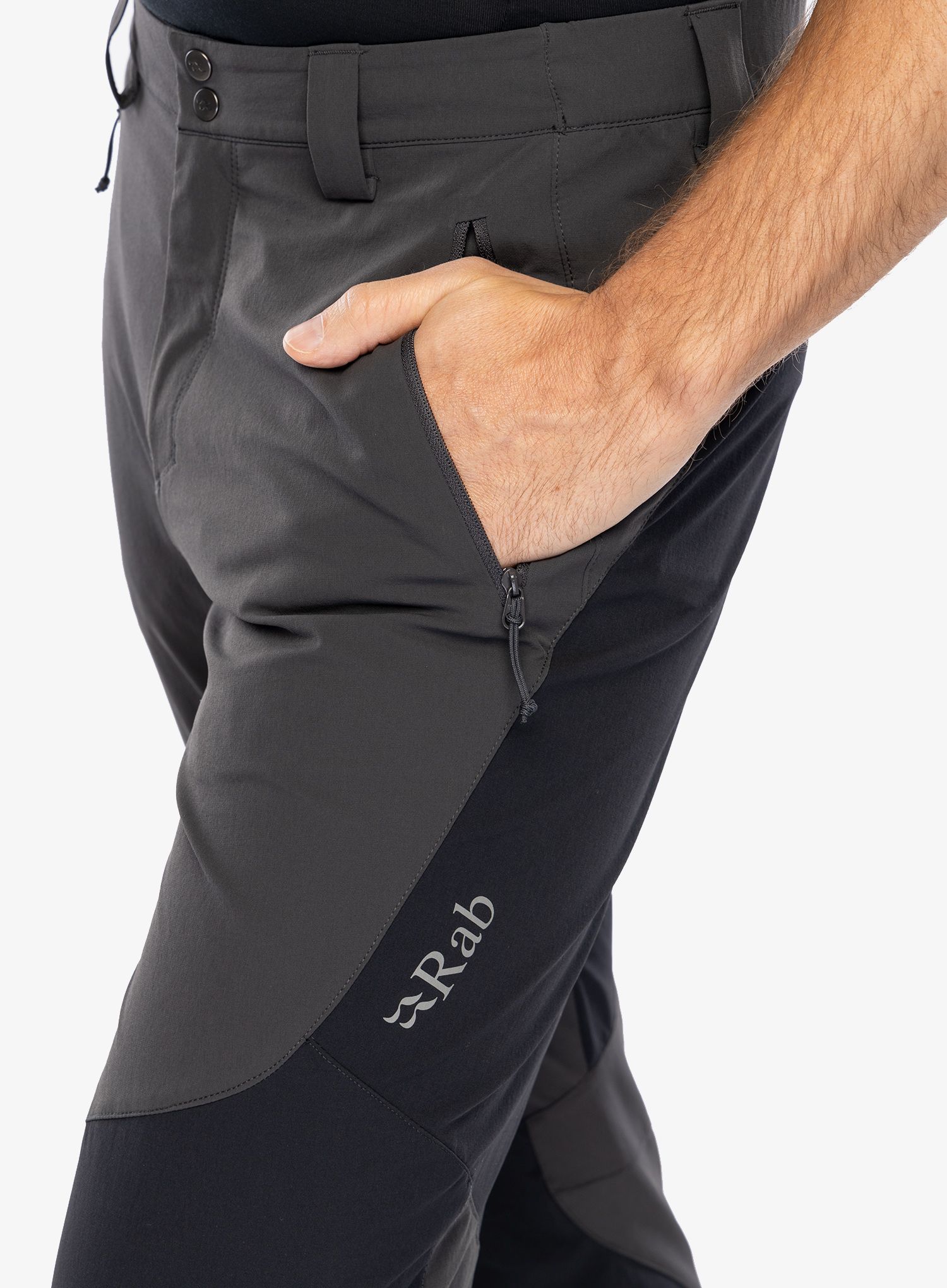 Pohodne hlače Rab Torque Mountain Pants - anthracite/black