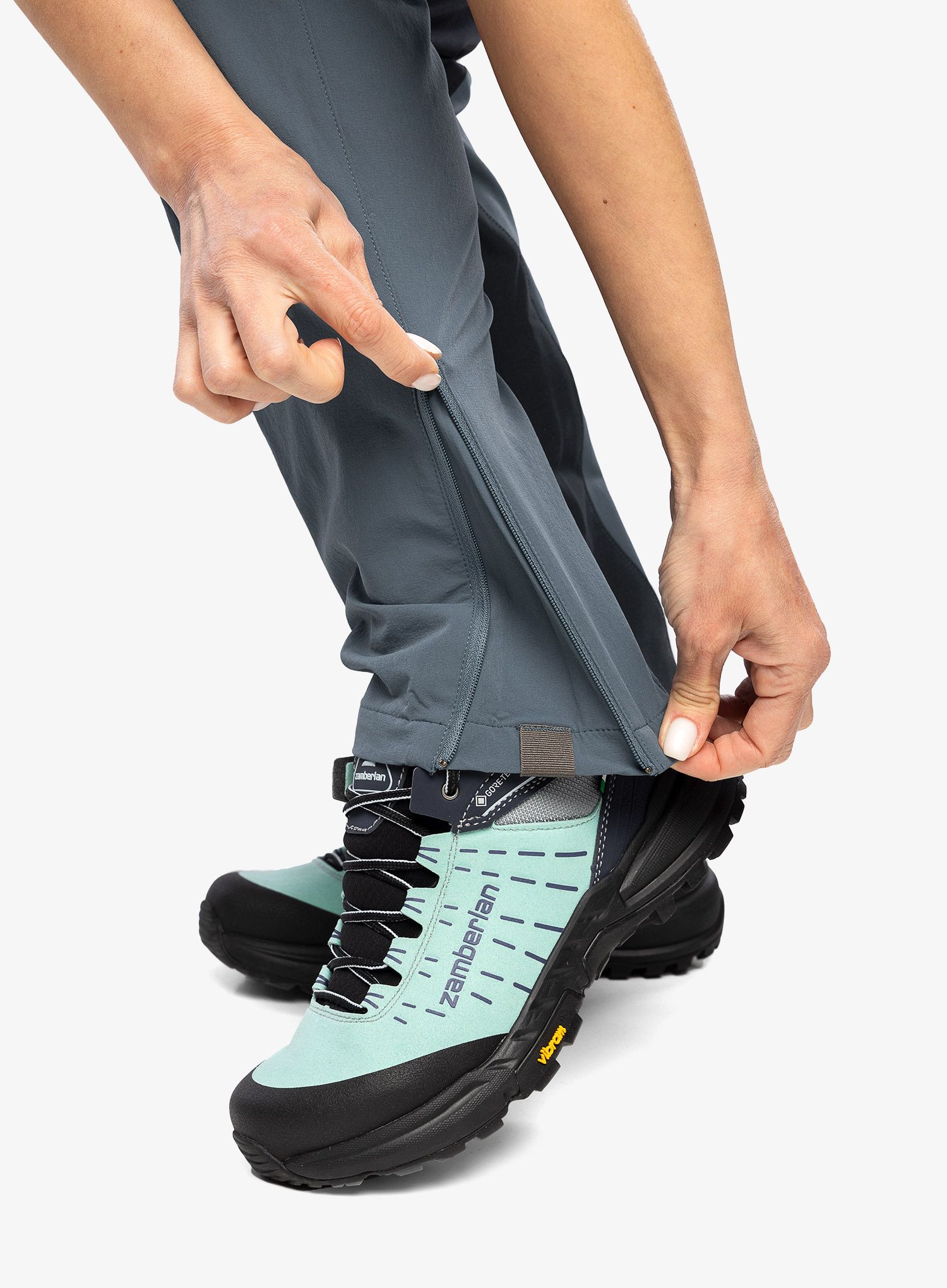 Ženske treking hlače Rab Torque Pants Long - orion blue