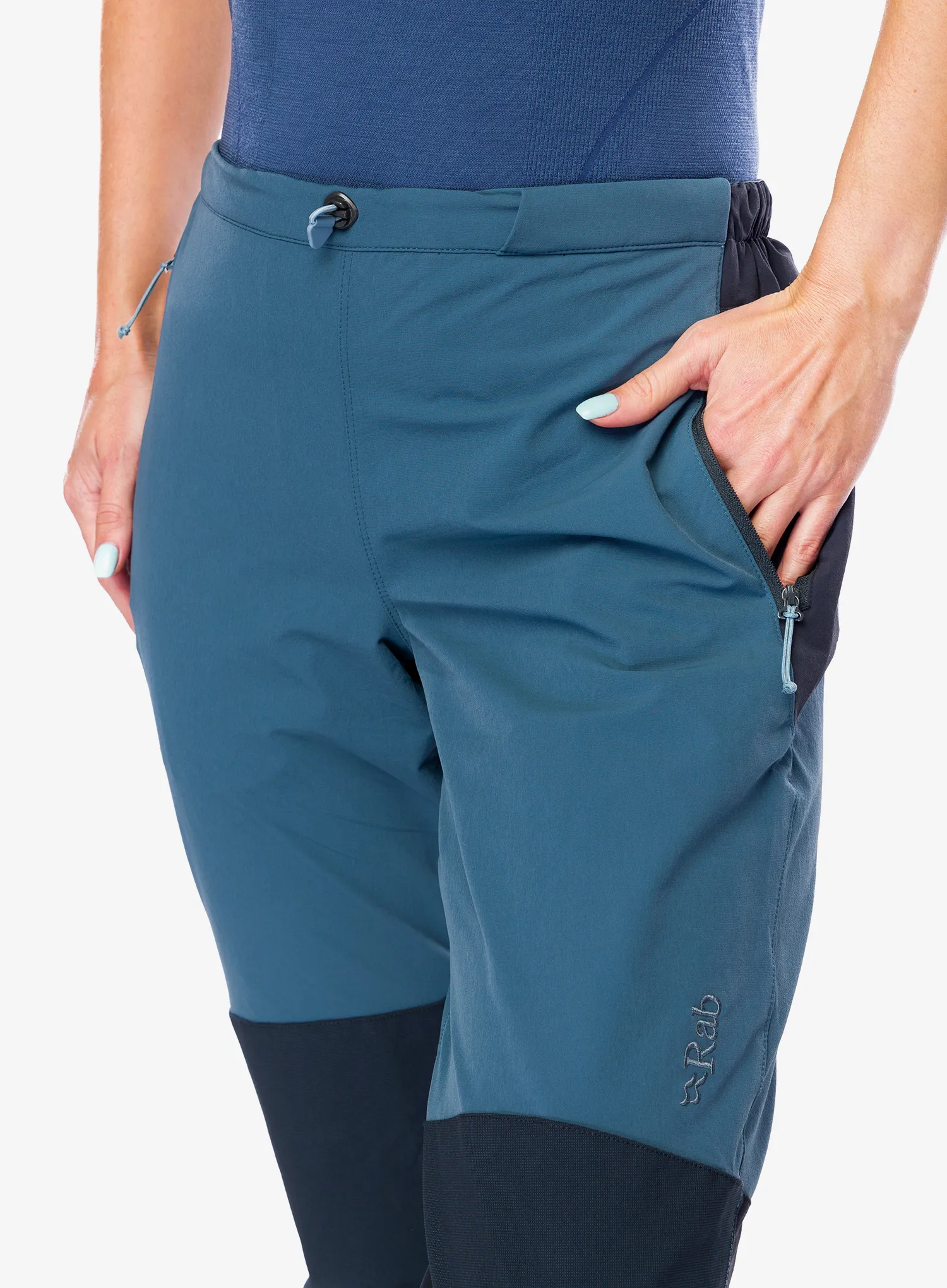 Ženske treking hlače Rab Torque Pants - orion blue