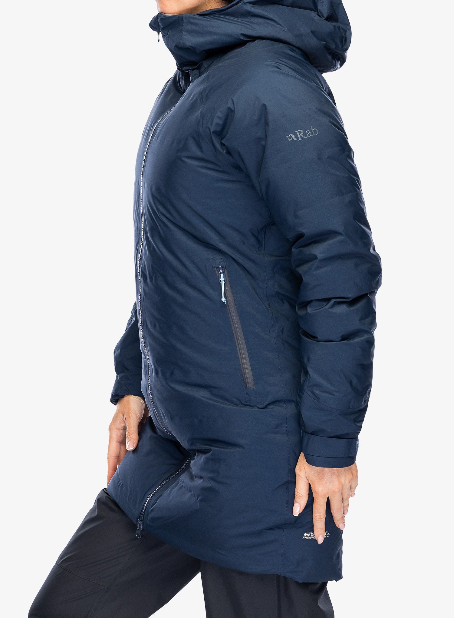 Puhast plašč Rab Valiance Parka - deep ink
