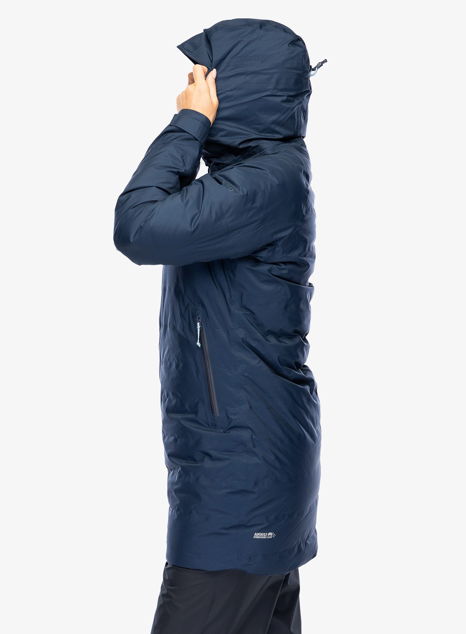 Puhast plašč Rab Valiance Parka - deep ink