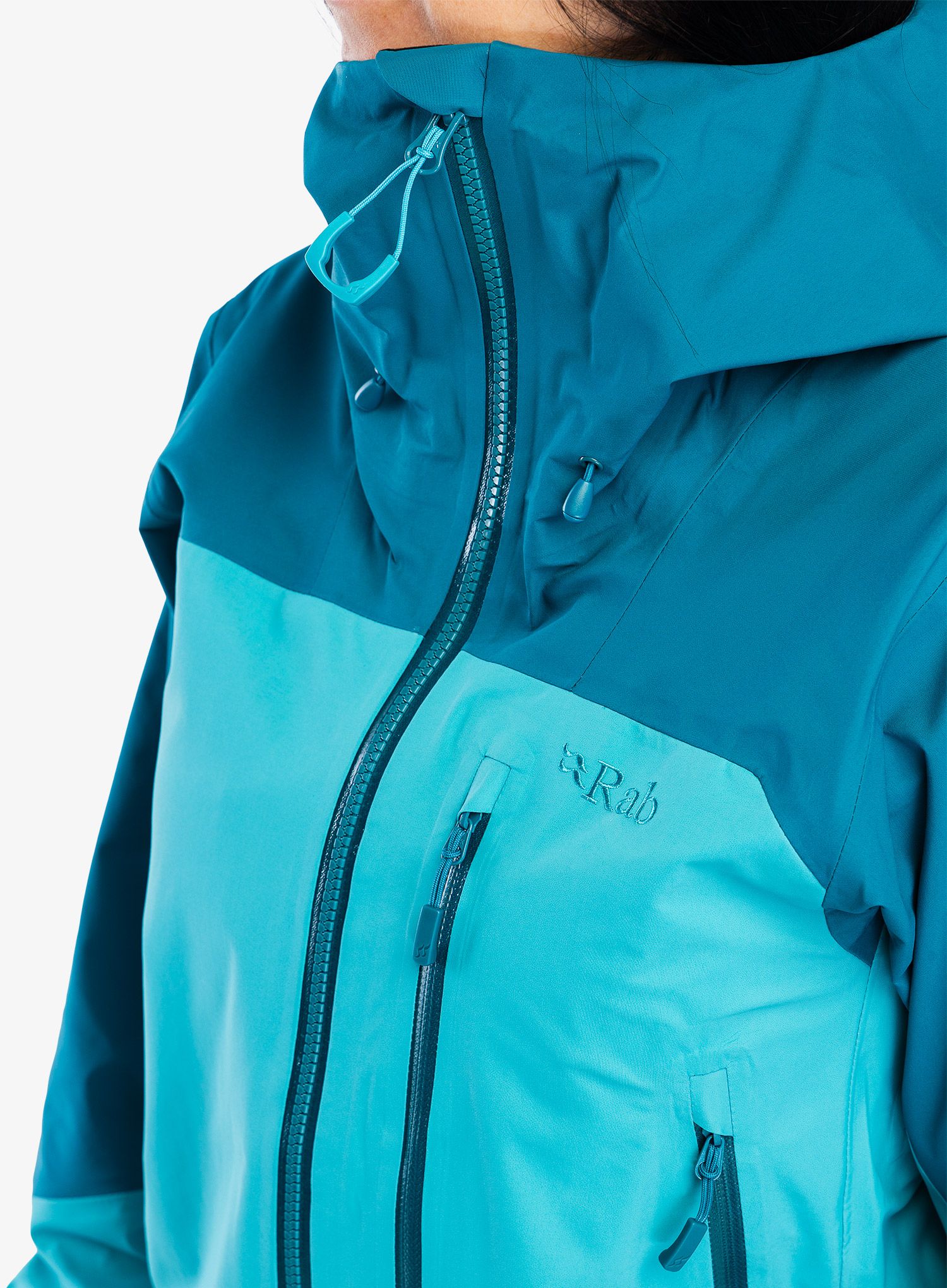 Ženske GORE-TEX jakna Rab Zanskar GTX Jacket - ultramarine/aquamarine