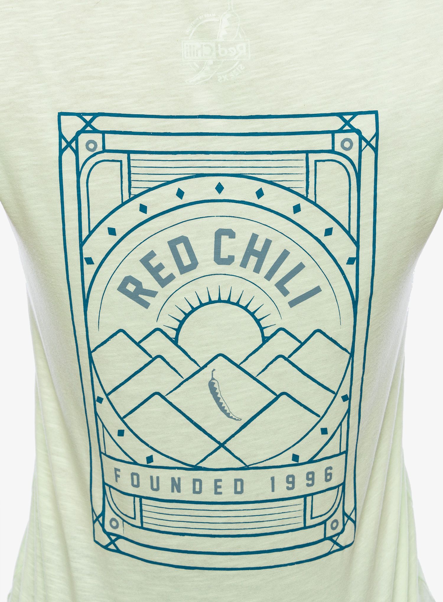 Ženska majica s potiskom Red Chilli Wo Satori T-Shirt III - pastel green