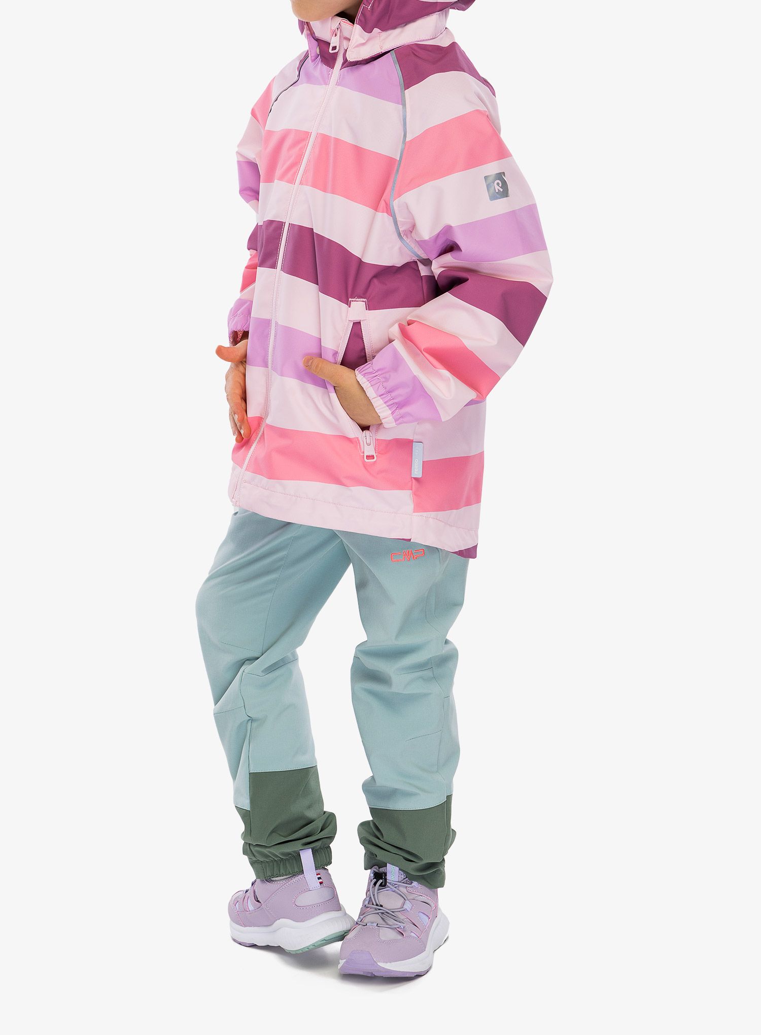 Dekliška jakna Reima Kallavesi - lilac pink