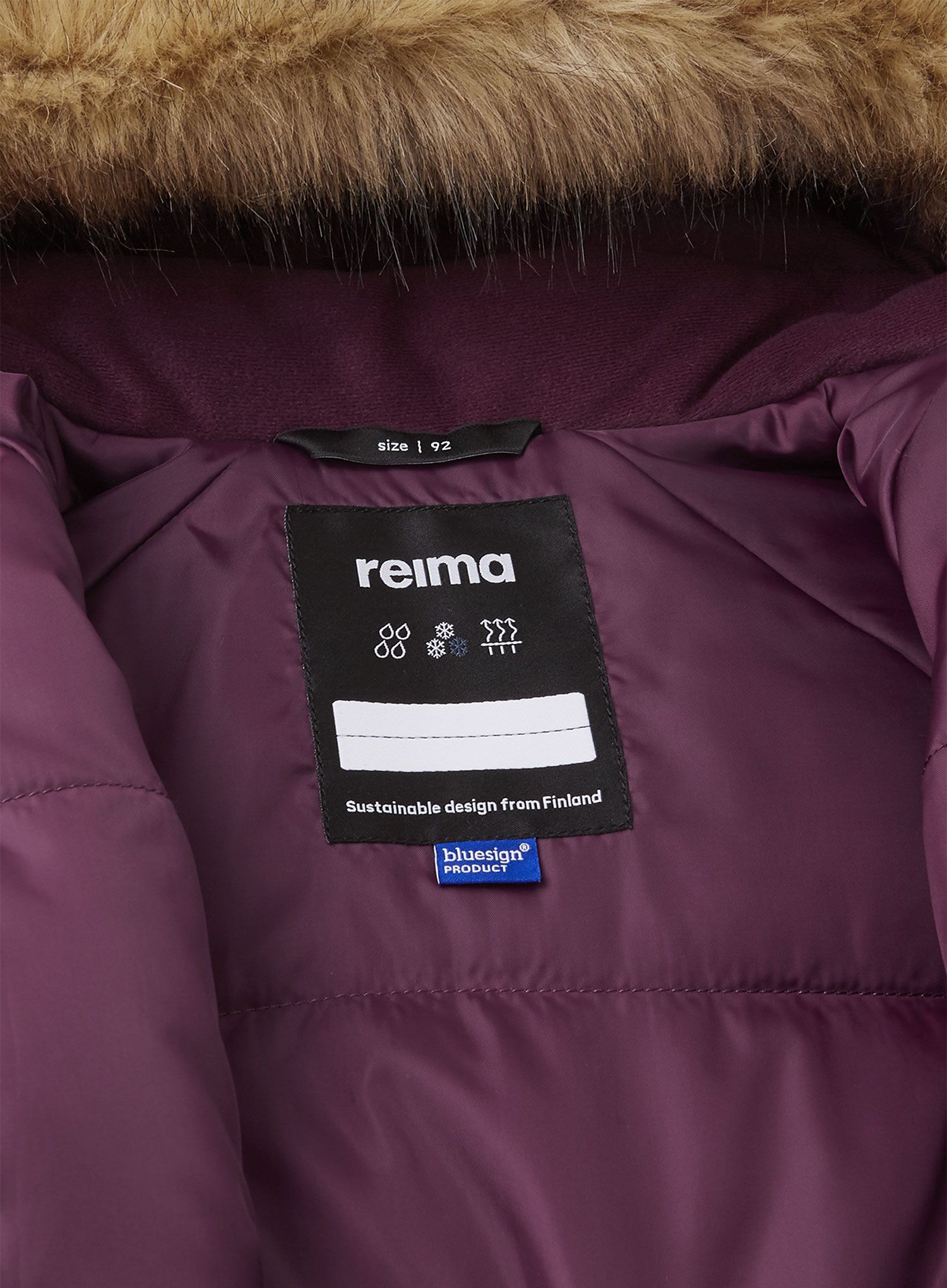 Detská kombinéza Reima Lappi - deep purple