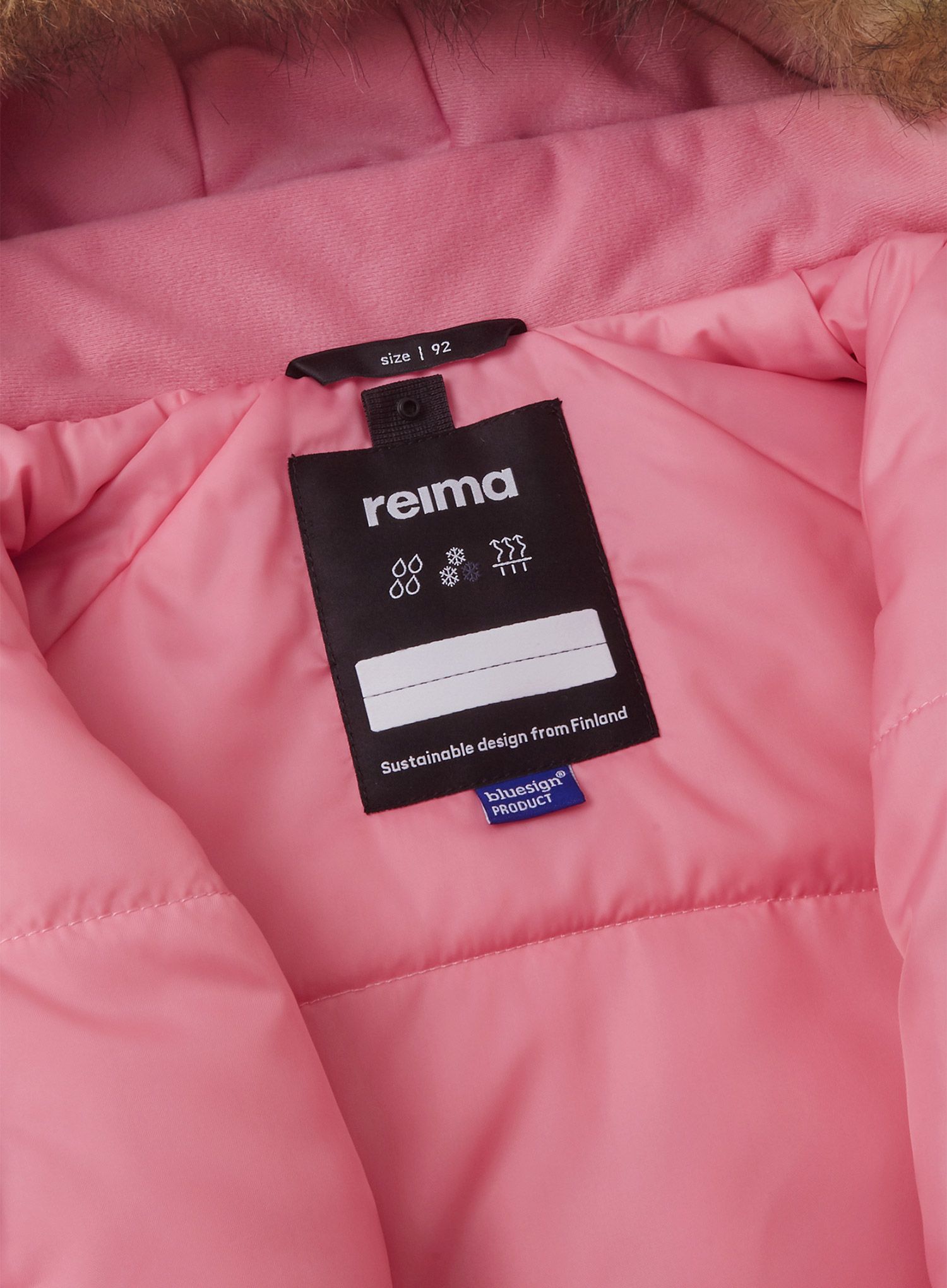Detská kombinéza Reima Lappi - sunset pink