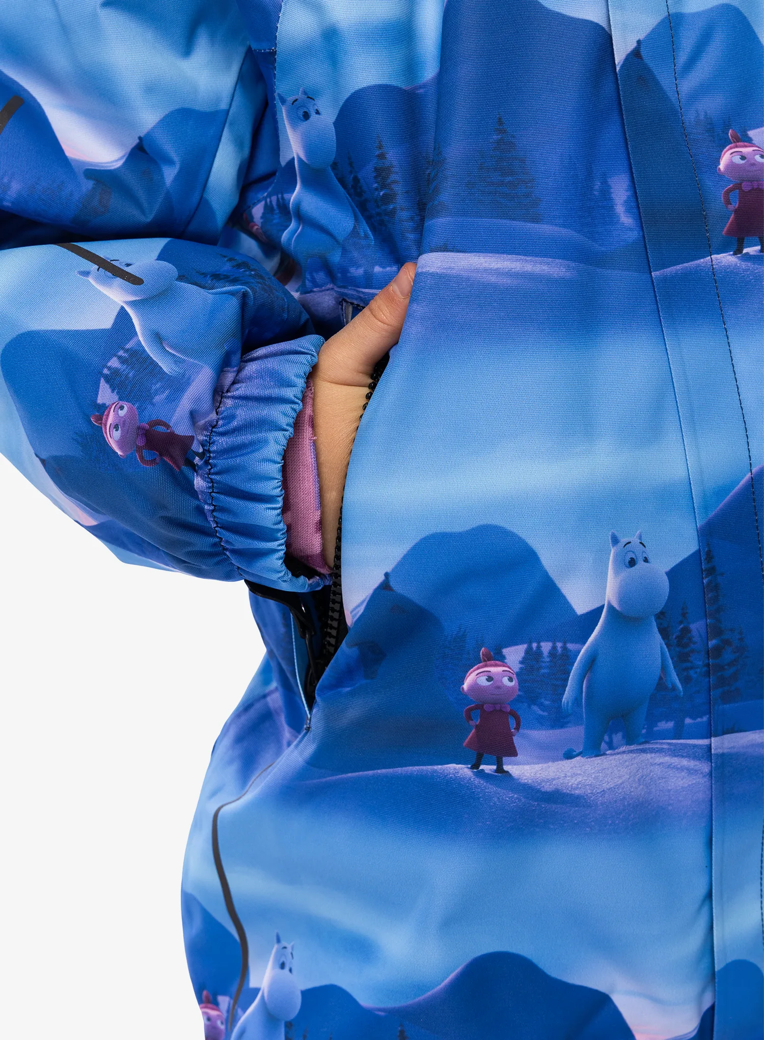 Detská kombinéza Reima Moomin Lyster - frozen blue