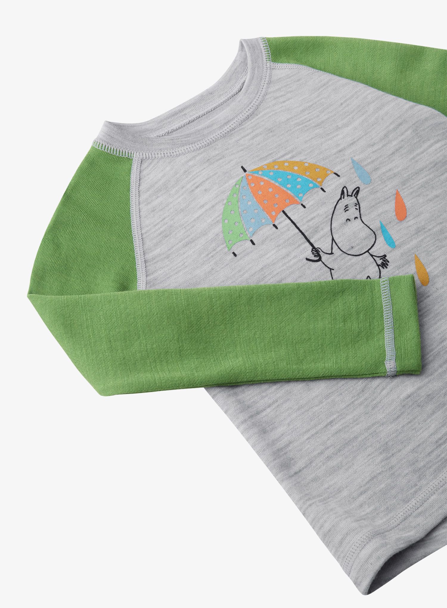 Otroška majica Reima Moomin Tindra - melange grey
