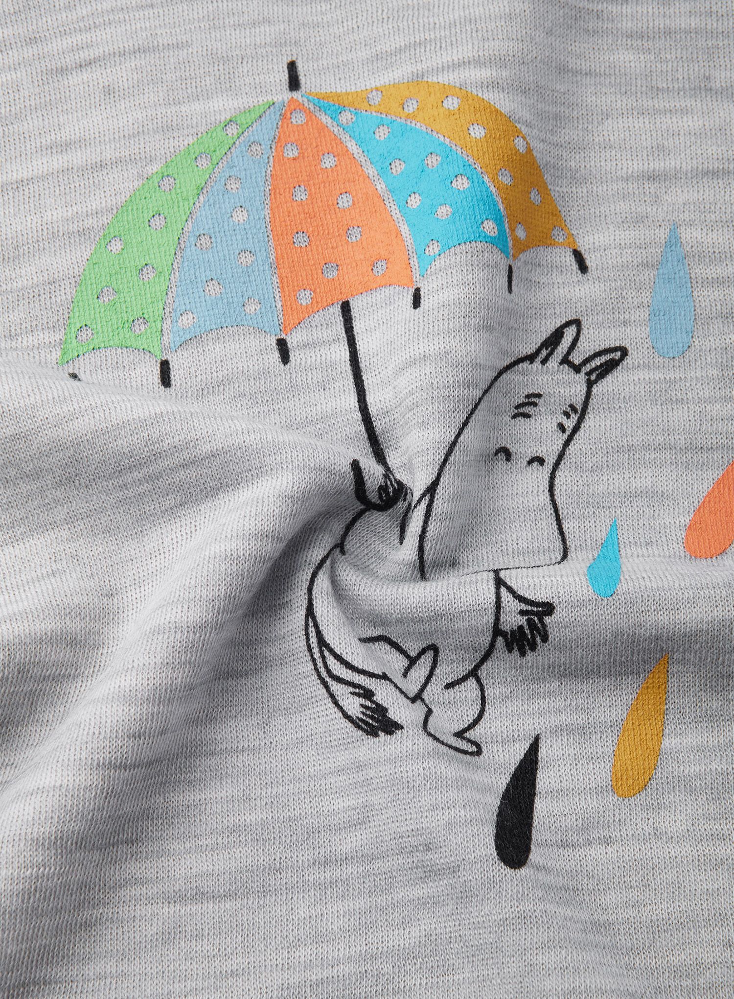 Otroška majica Reima Moomin Tindra - melange grey