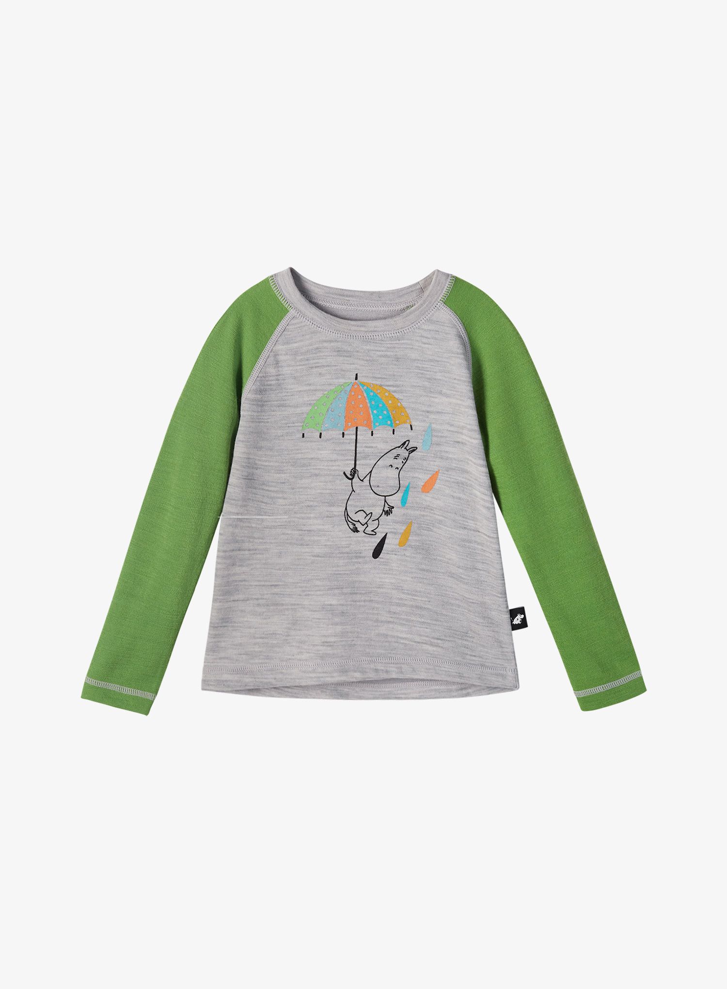Otroška majica Reima Moomin Tindra - melange grey