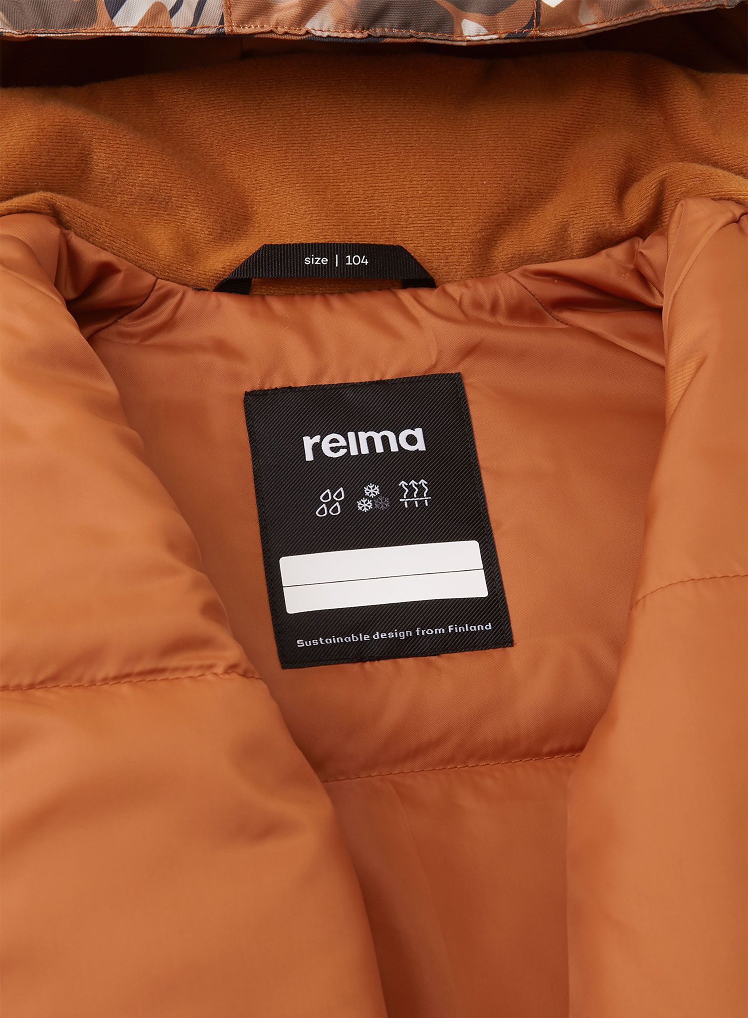 Otroška jakna Reima Muonio - cinnamon brown