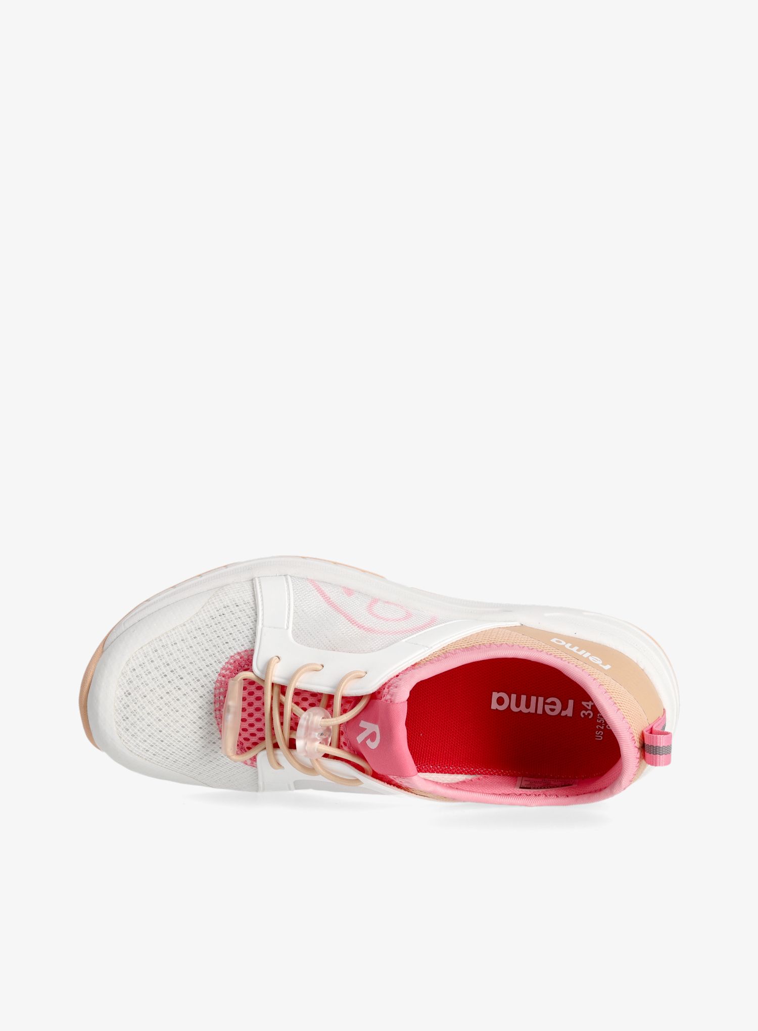 Dekliški čevlji Reima Nopein  - clear peach