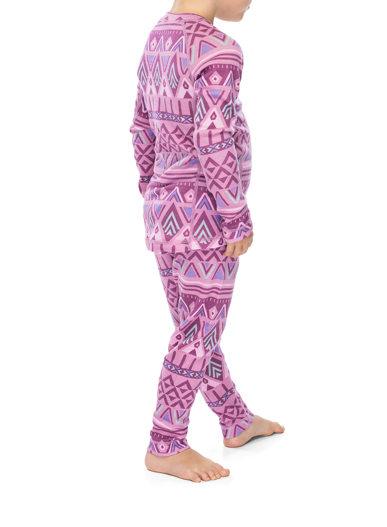 Dekliško termo spodnje perilo Reima Taitoa - grey pink