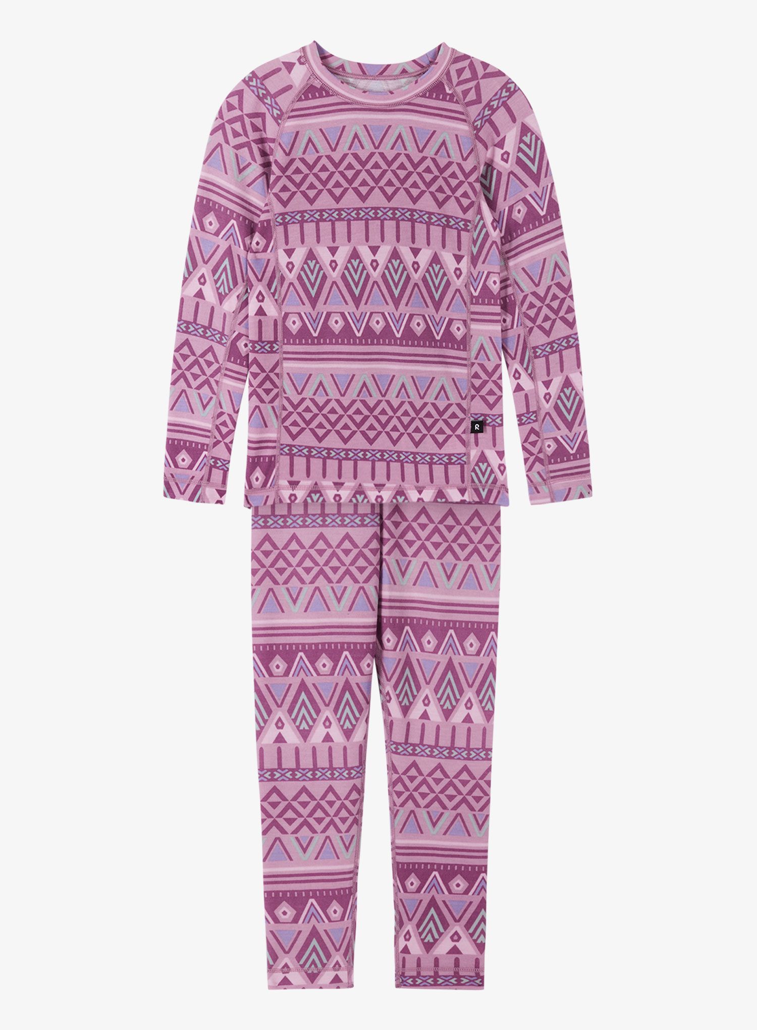 Dekliško termo spodnje perilo Reima Taitoa - grey pink