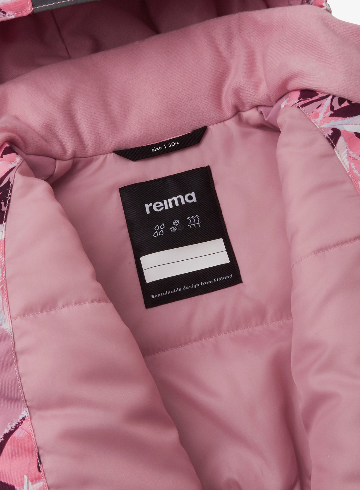 Dekliška jakna Reima Toki - grey pink