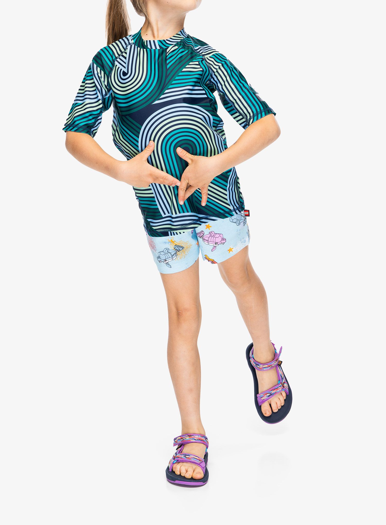 Otroška majica Reima Uiva - navy/navy