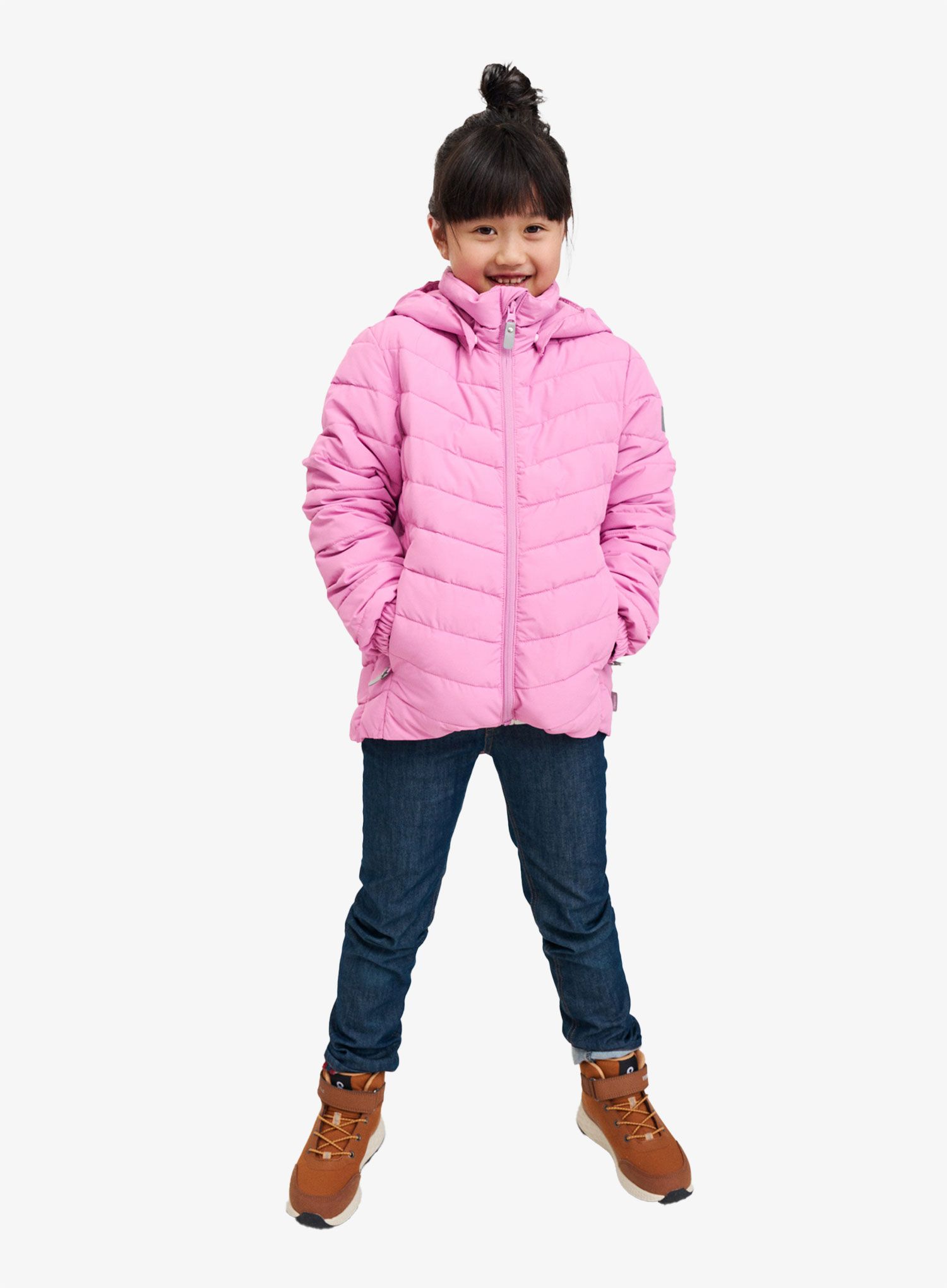Dekliška jakna Reima Uumaja - mauve pink