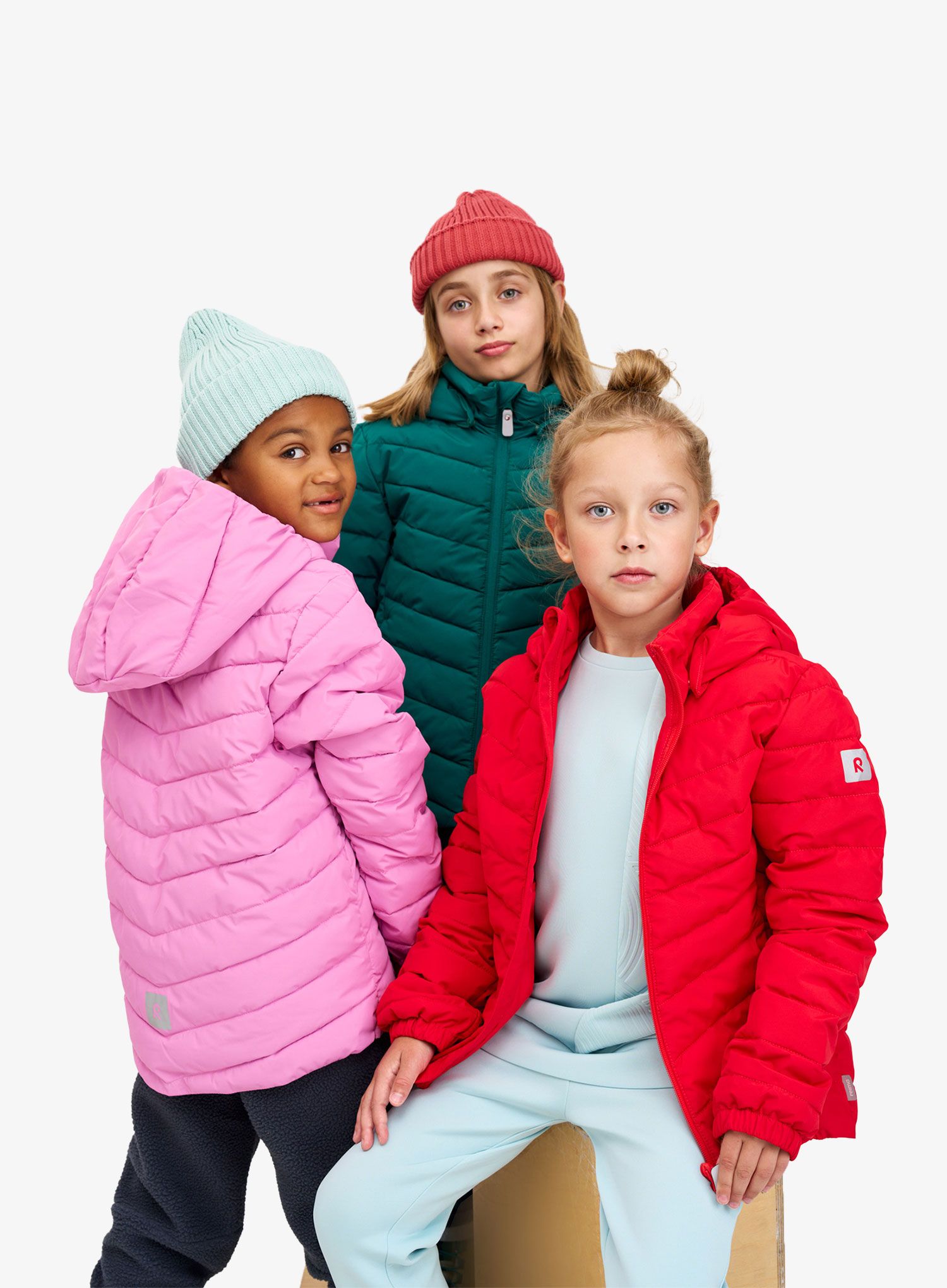 Dekliška jakna Reima Uumaja - mauve pink