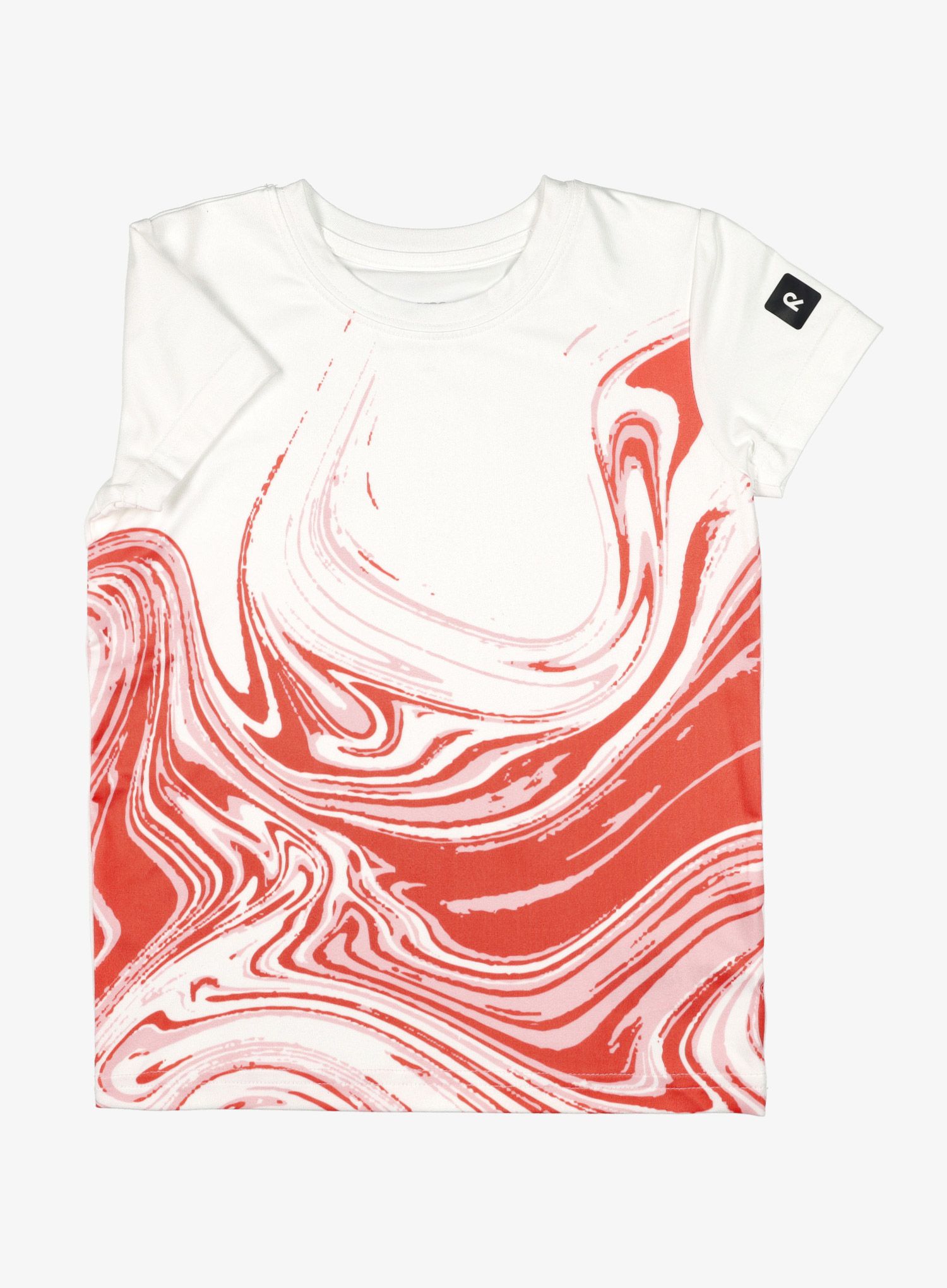Dekliška majica Reima Vauhdikas - off white/red