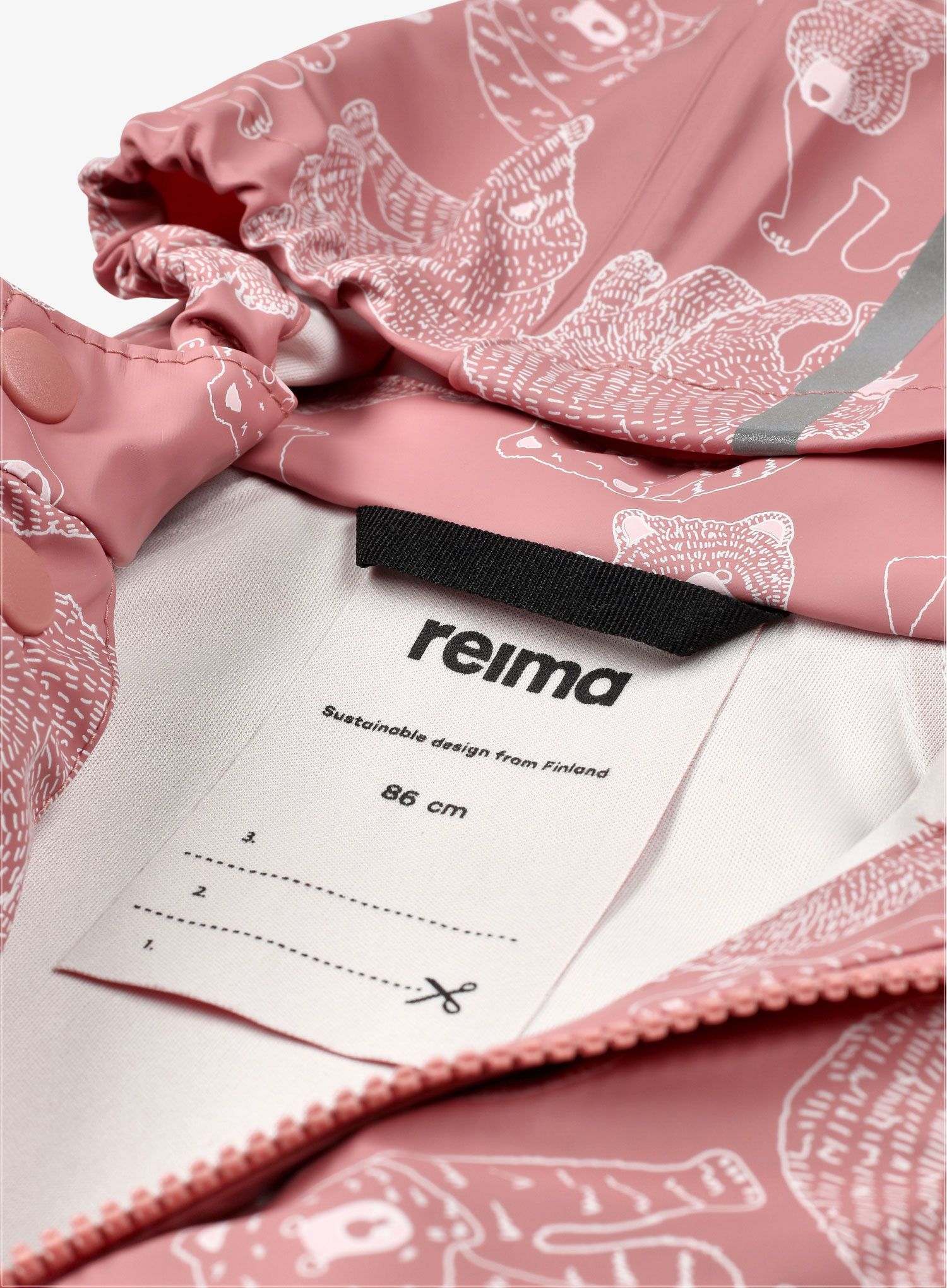 Otroška jakna Reima Vesi - rose blush