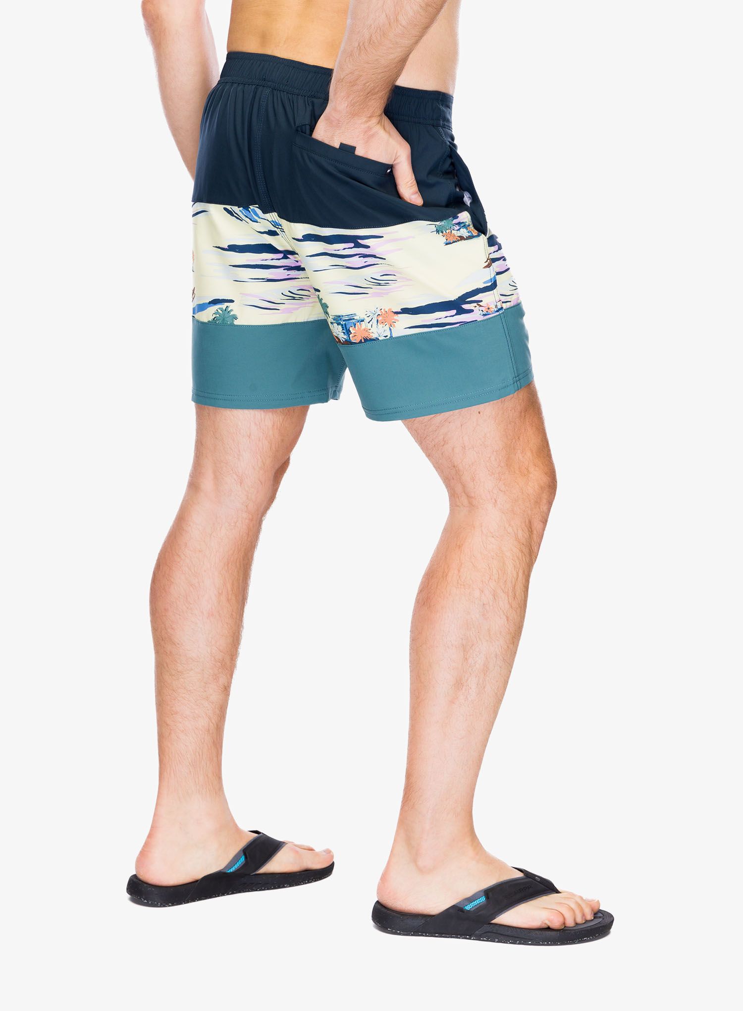Kratke hlače Rip Curl Allover Semi Elastic 17 - vintage yellow