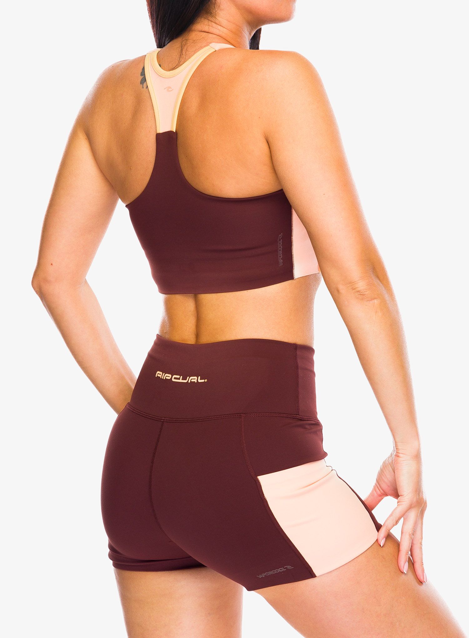 Ženski top Rip Curl RSS Revival Crop - plum