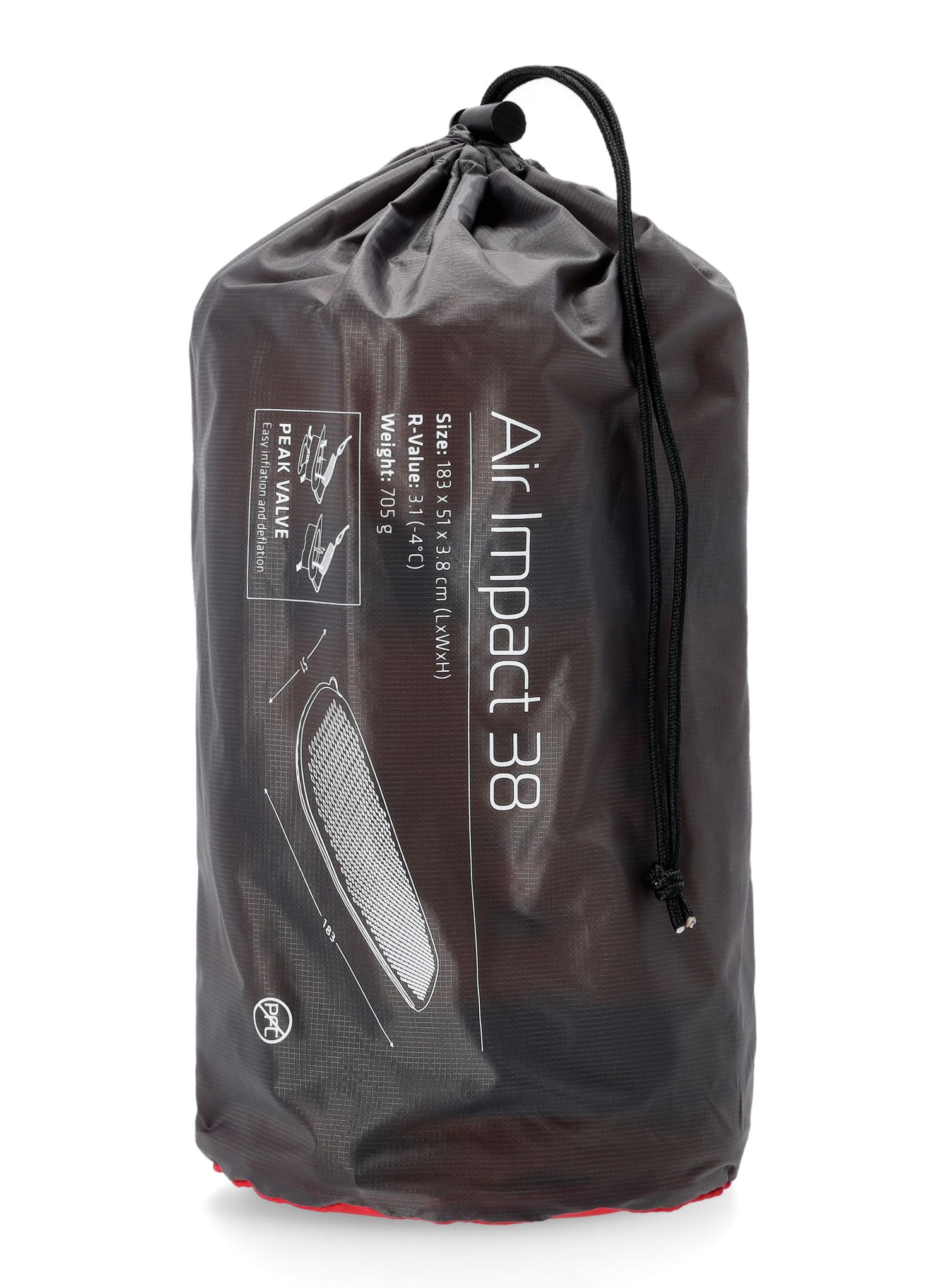 Samonapihljiva blazina Robens Air Impact 38 Regular