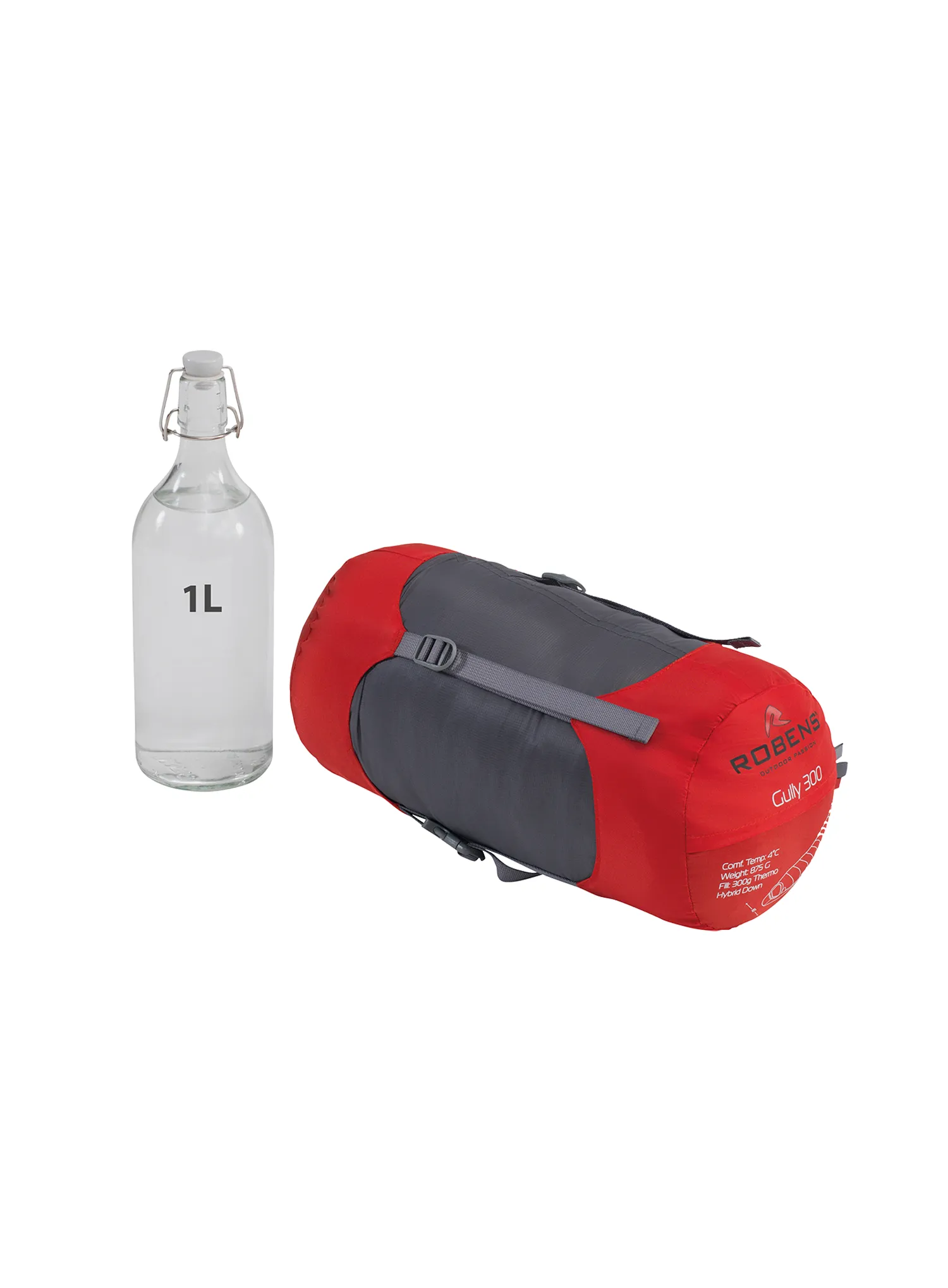Spalna vreča Robens Gully 300 (195 cm) - gray