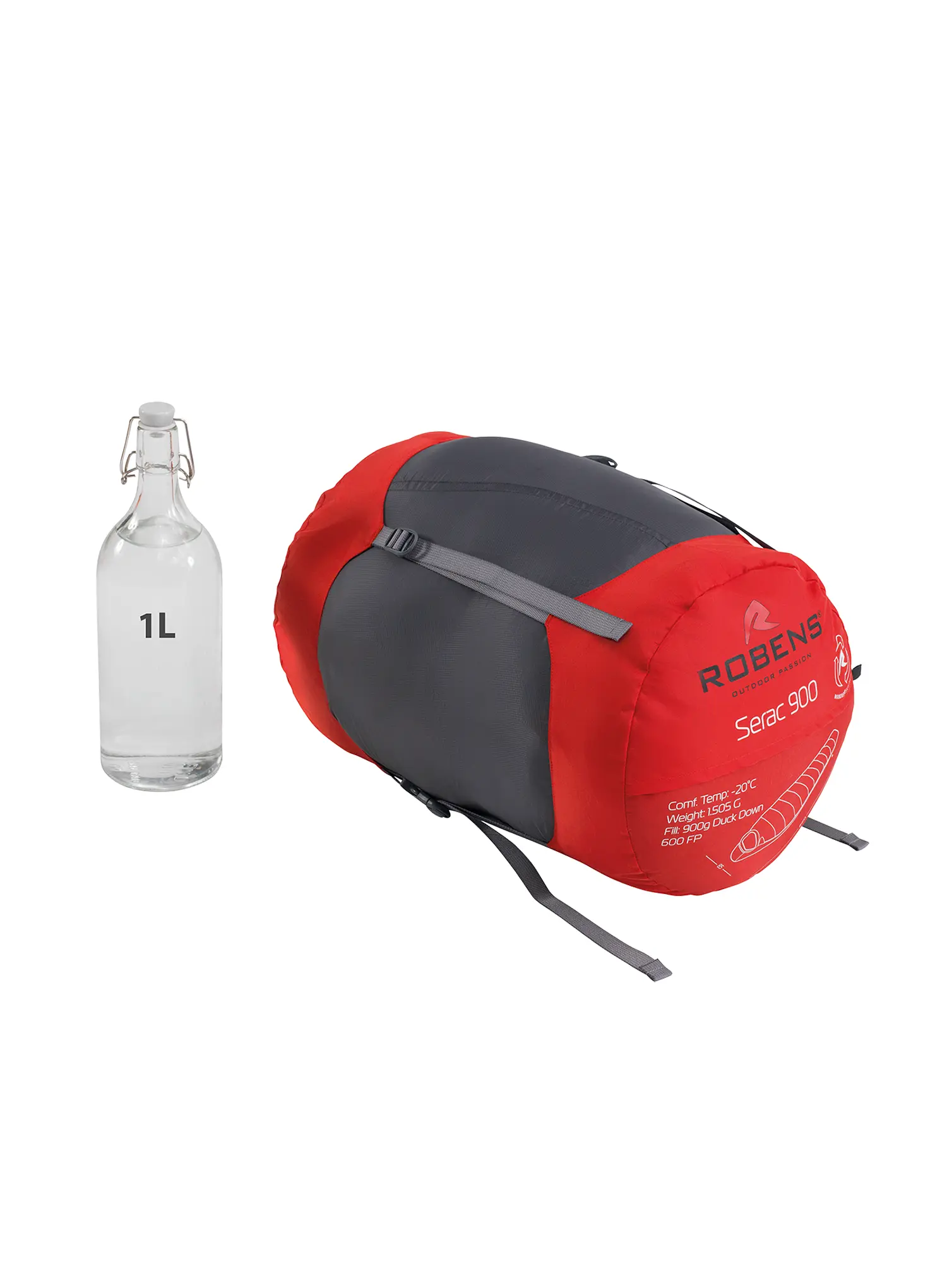 Spalna vreča Robens Serac 900 -20C (195 cm) - black