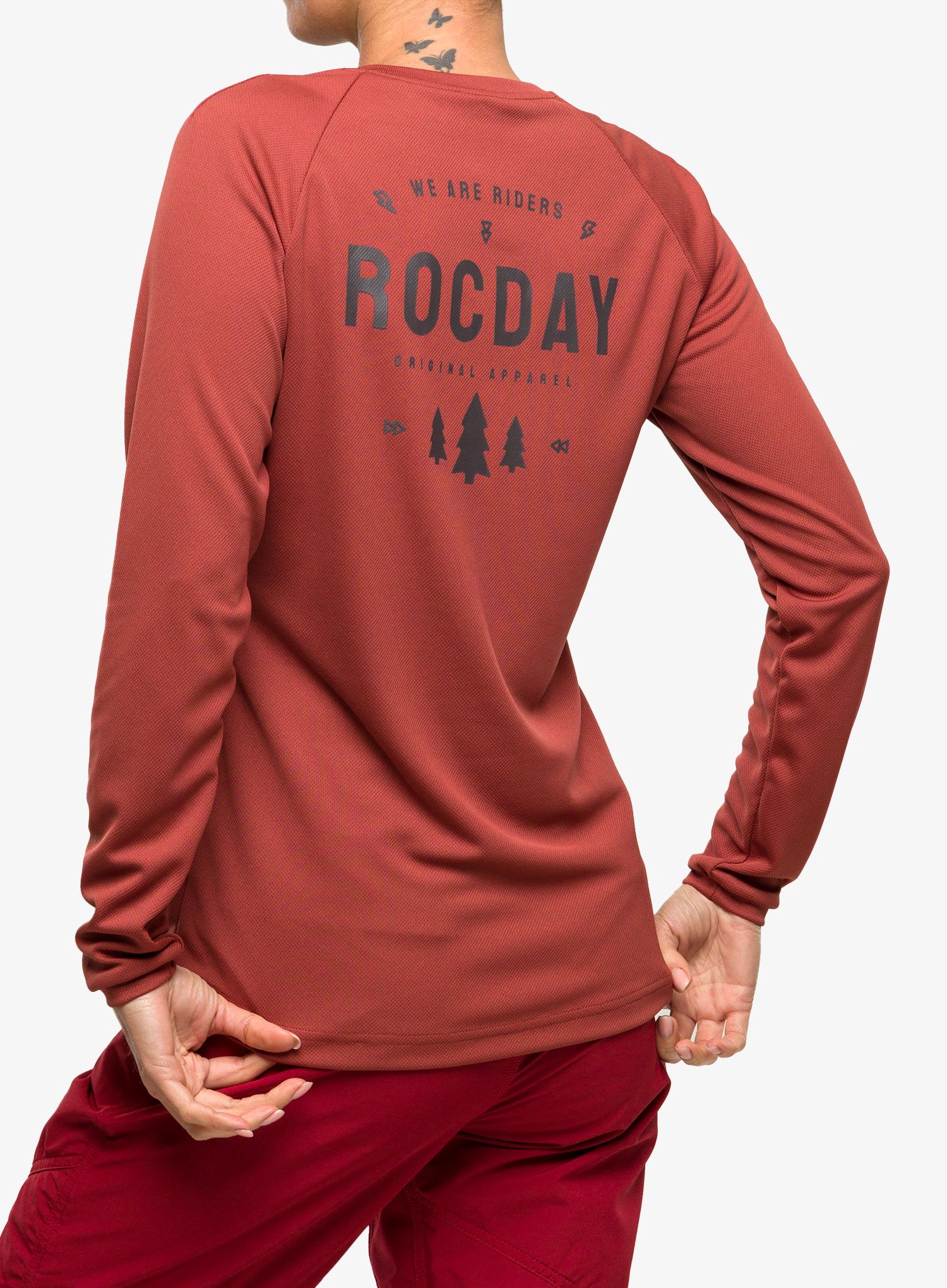 Ženska kolesarska jopa Rocday Patrol - red