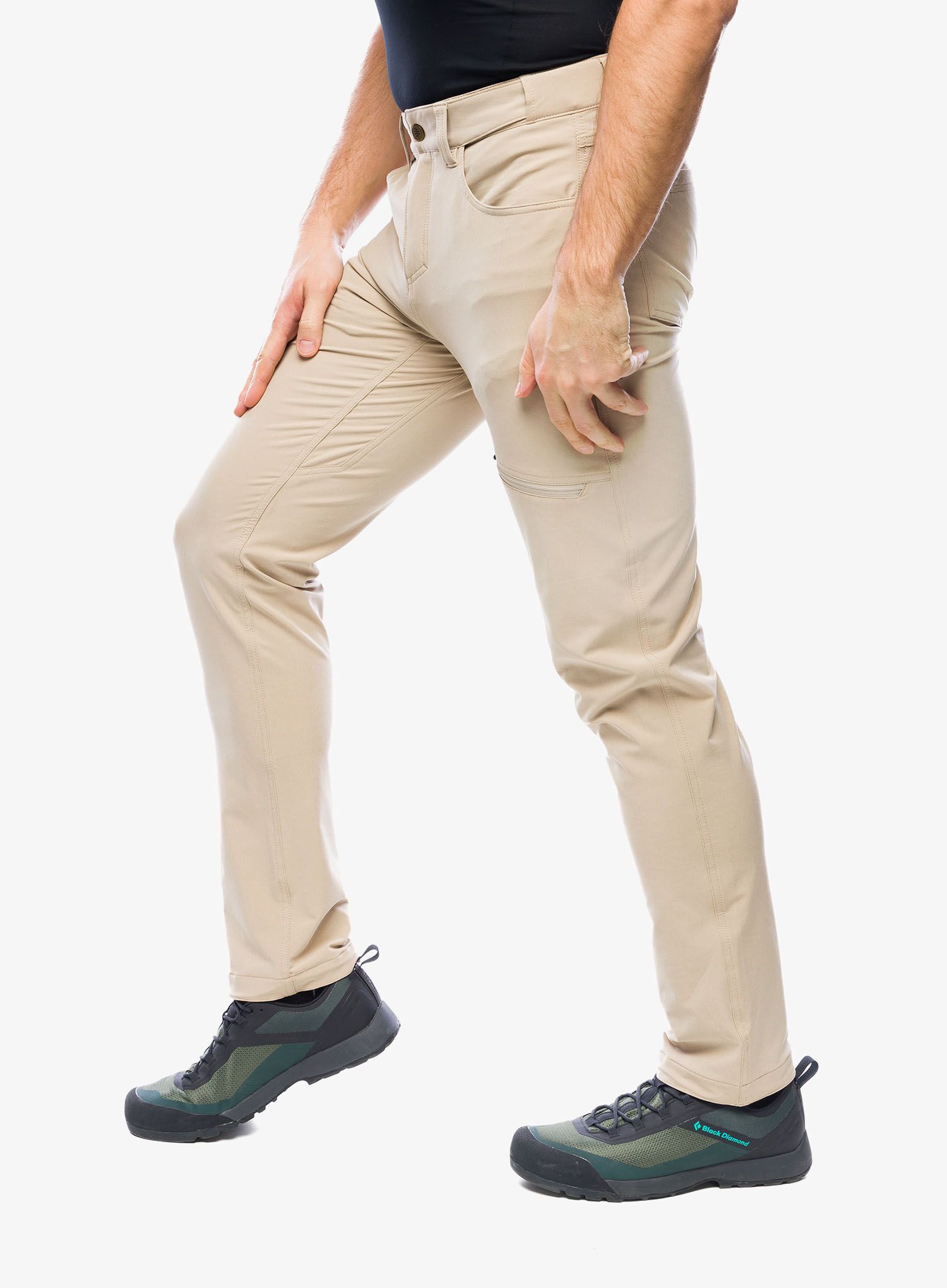 Pohodniške hlače Royal Robbins Alpine MTN Pro Pant - khaki