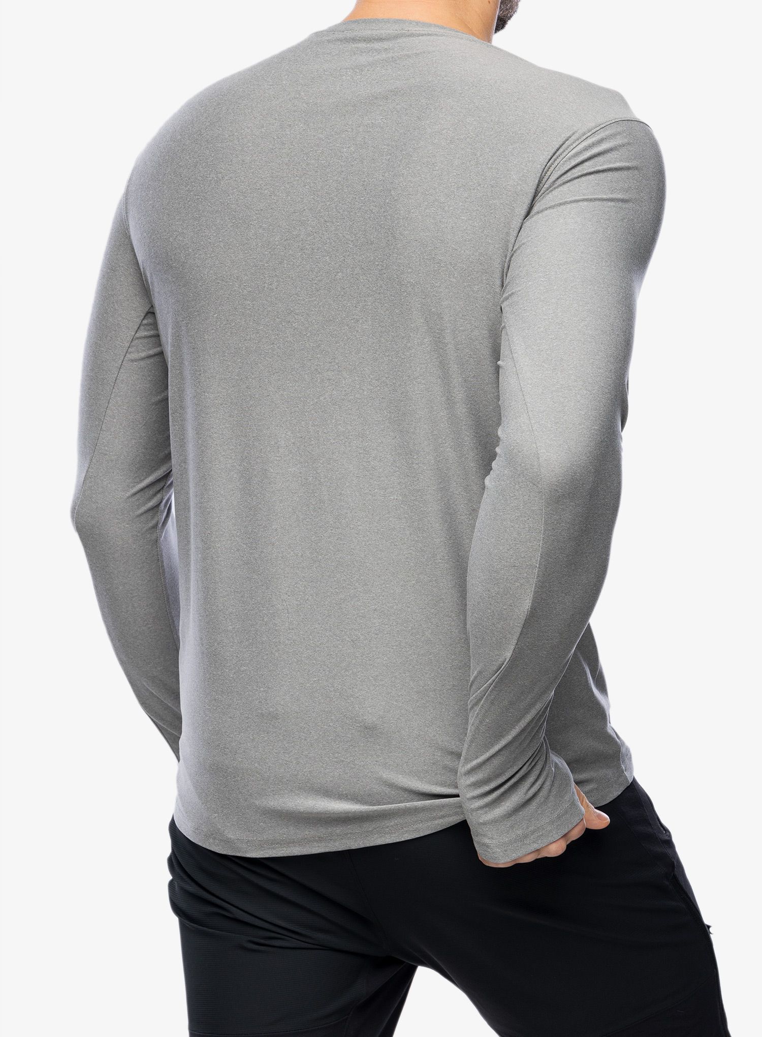 Jopica Royal Robbins Amp Lite Crew L/S - lt pewter htr