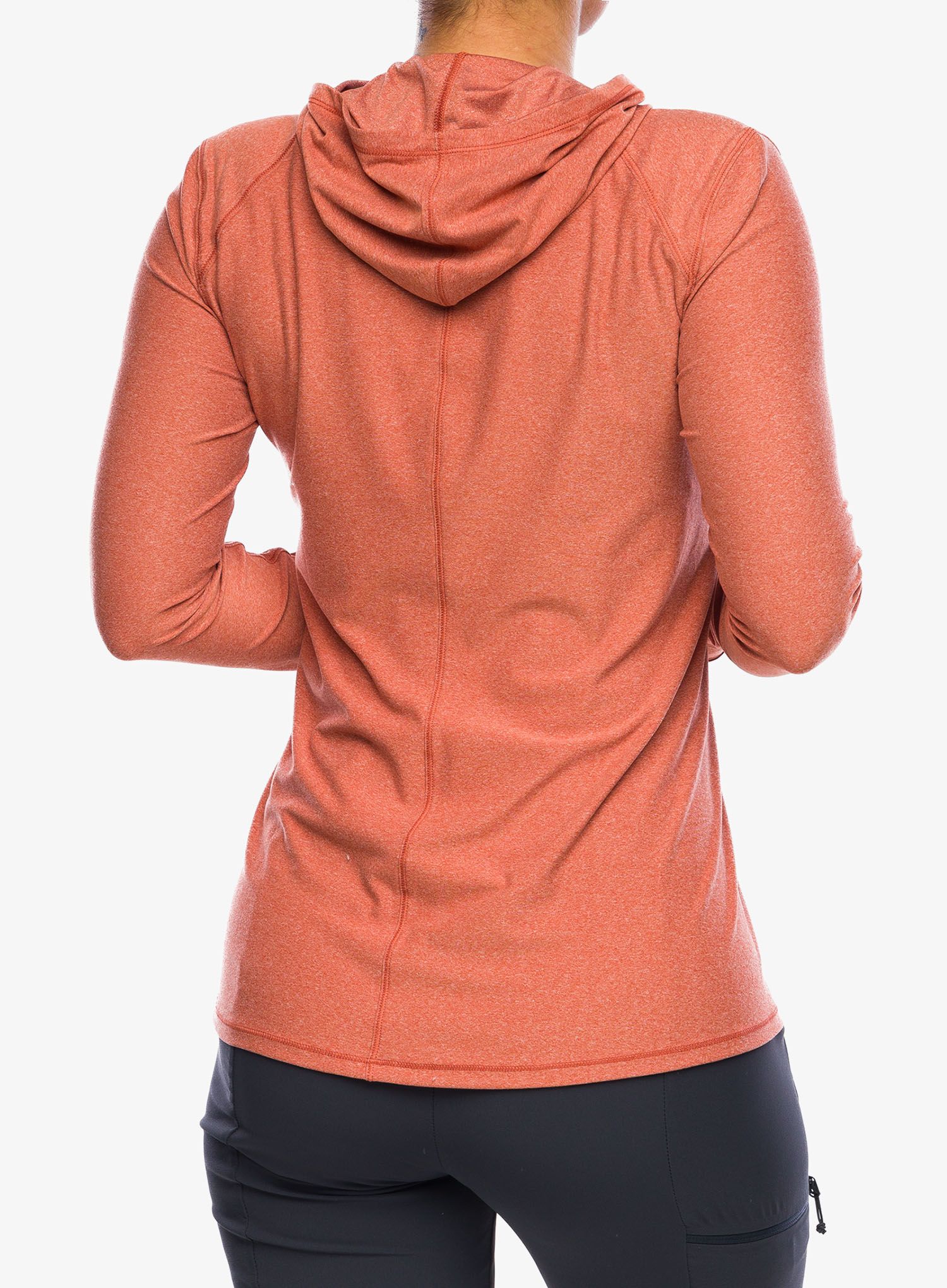 Ženska jopica Royal Robbins Amp Lite Hoodie - baked clay htr