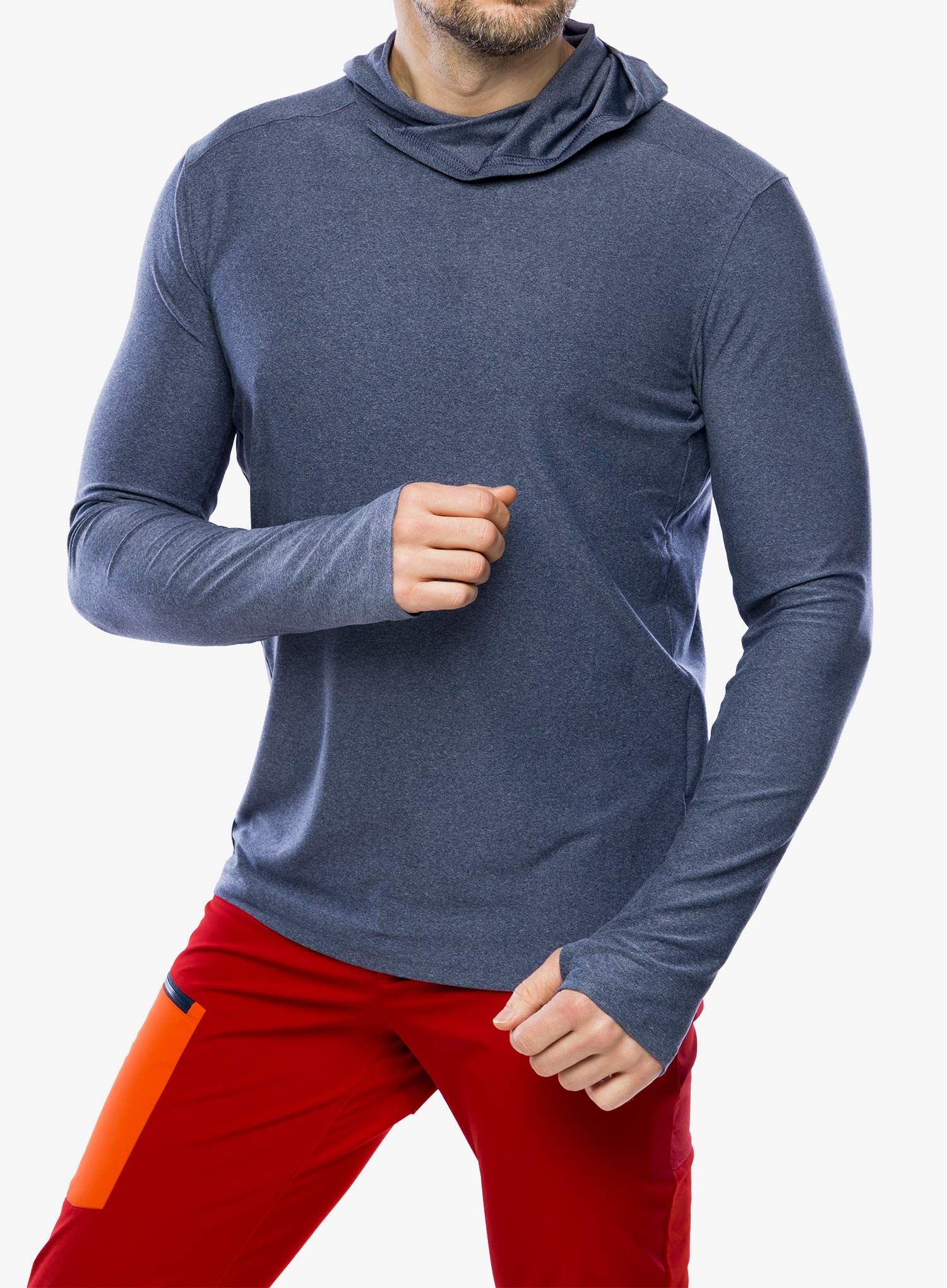 Jopica Royal Robbins Amp Lite Hoodie - navy htr